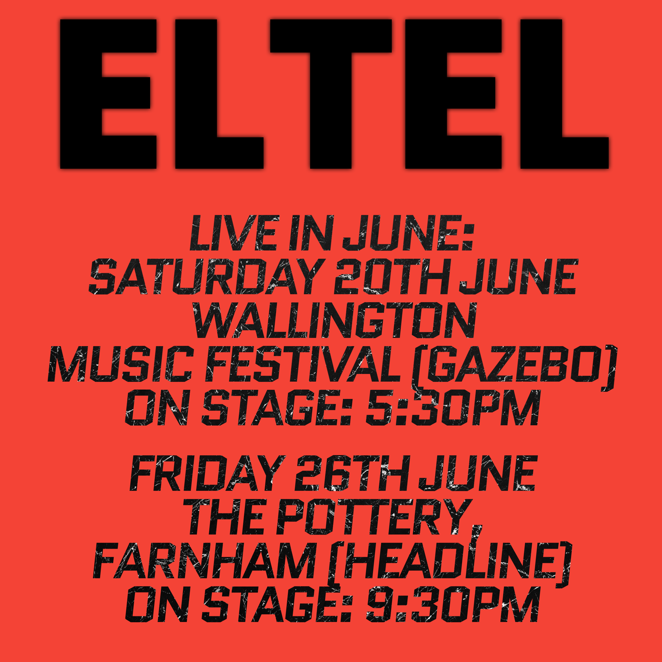 ELTEL June Gigs