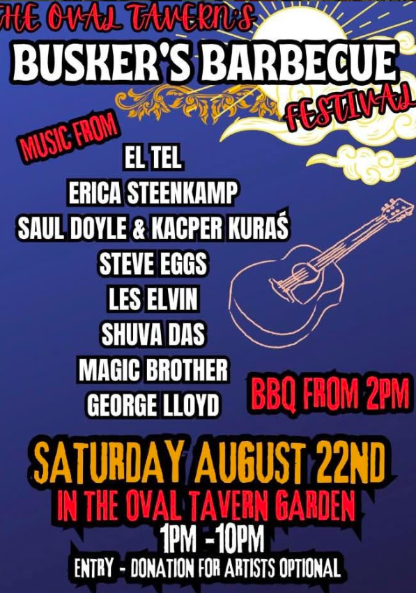 Buskers BBQ at the Oval Tavern