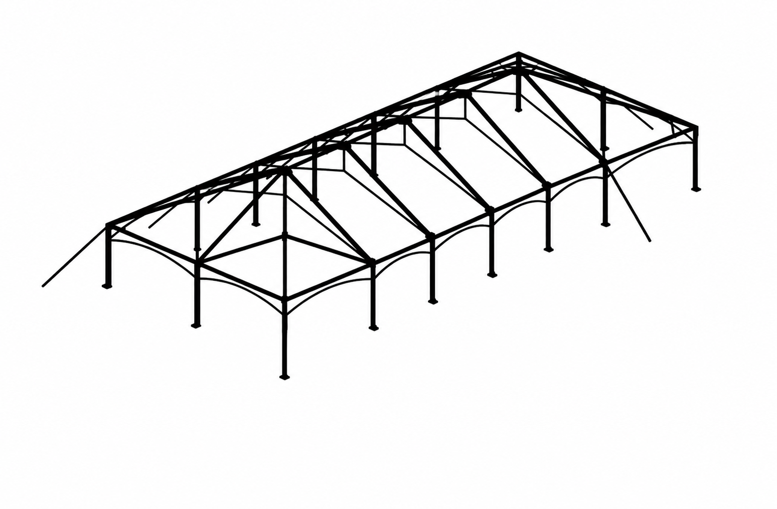 30x75 Frame Tent