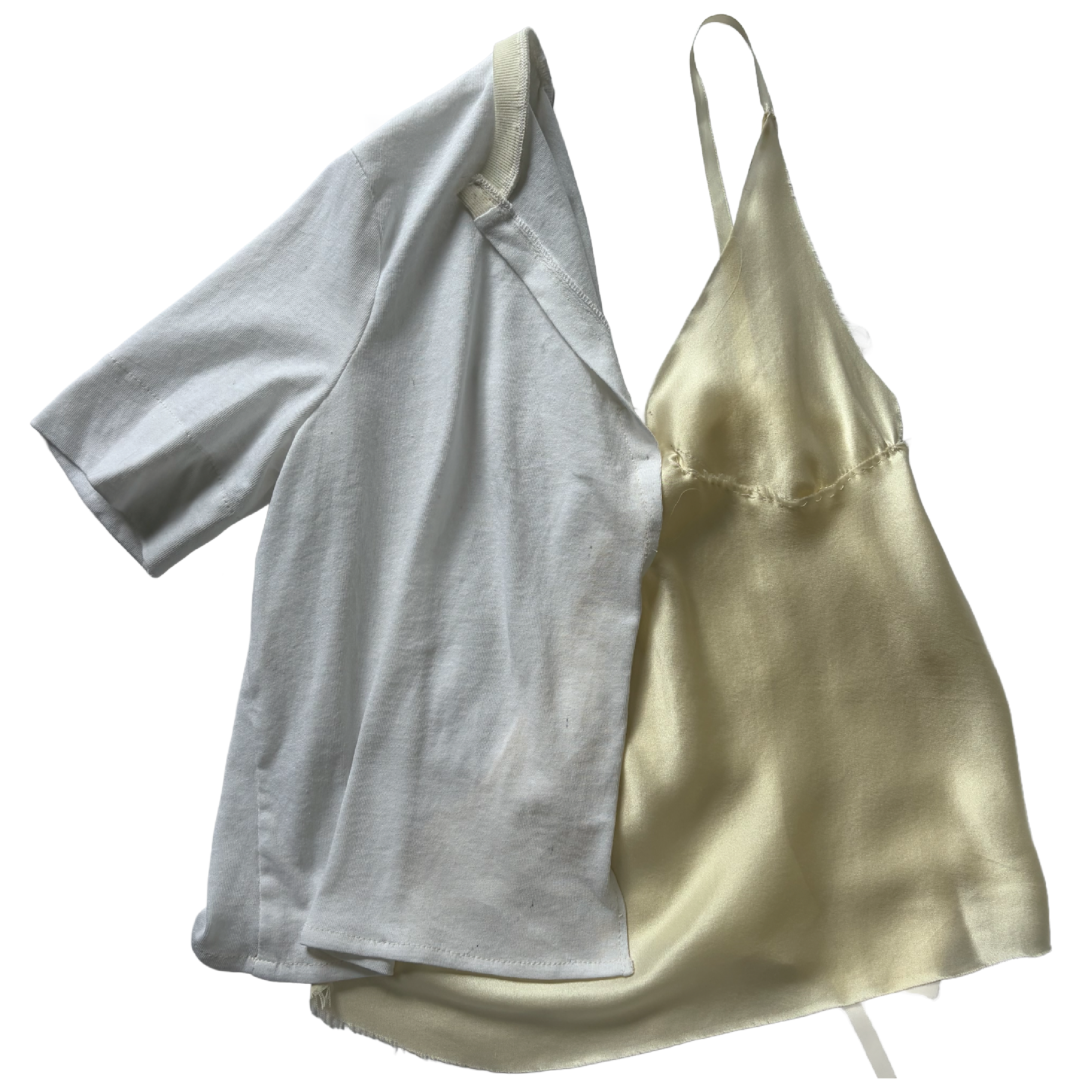 HALF T-SHIRT HALF CAMI