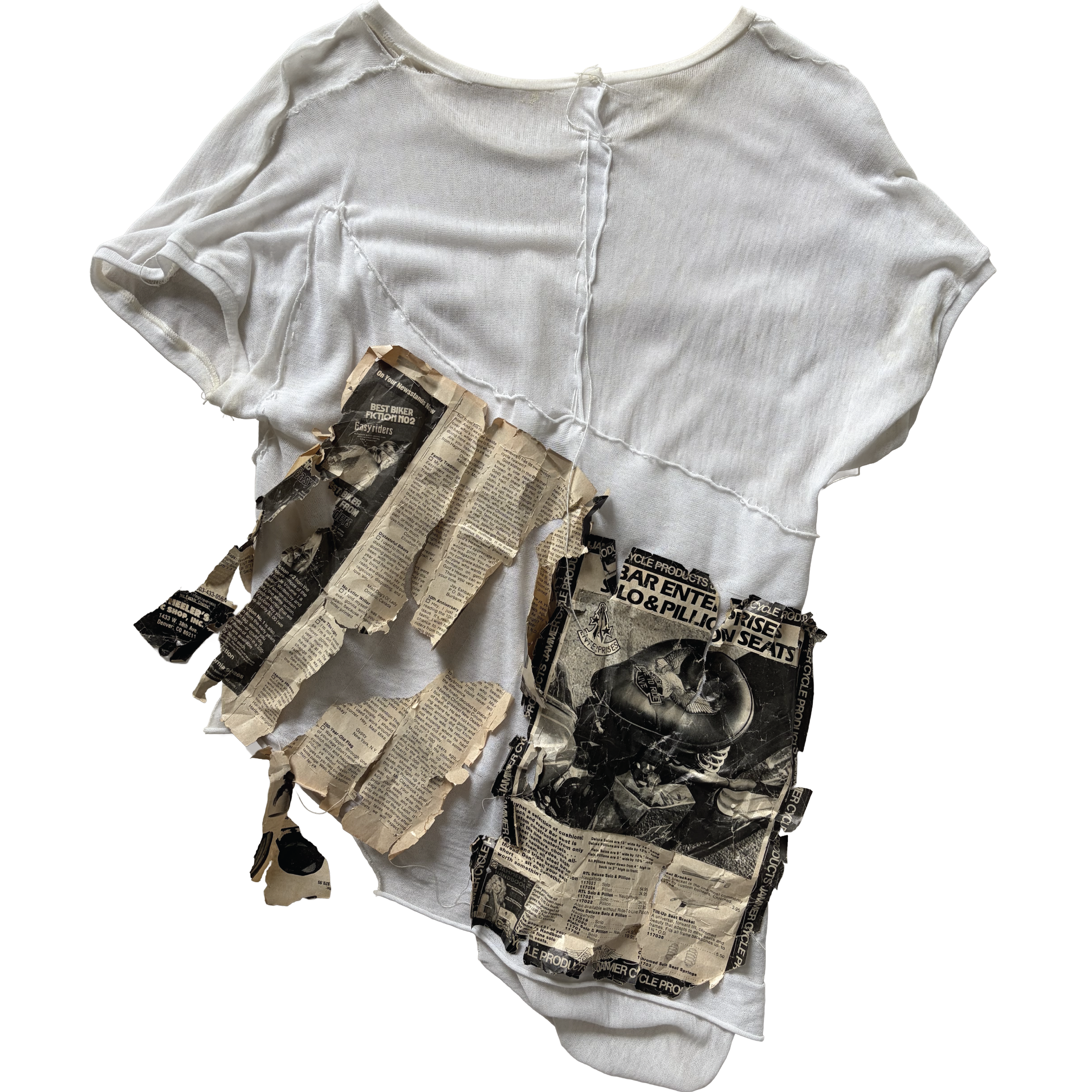 MAGAZINE DOLMAN T-SHIRT