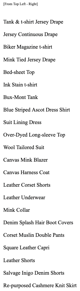 lost highway collection call-sheet by conor o'driscoll