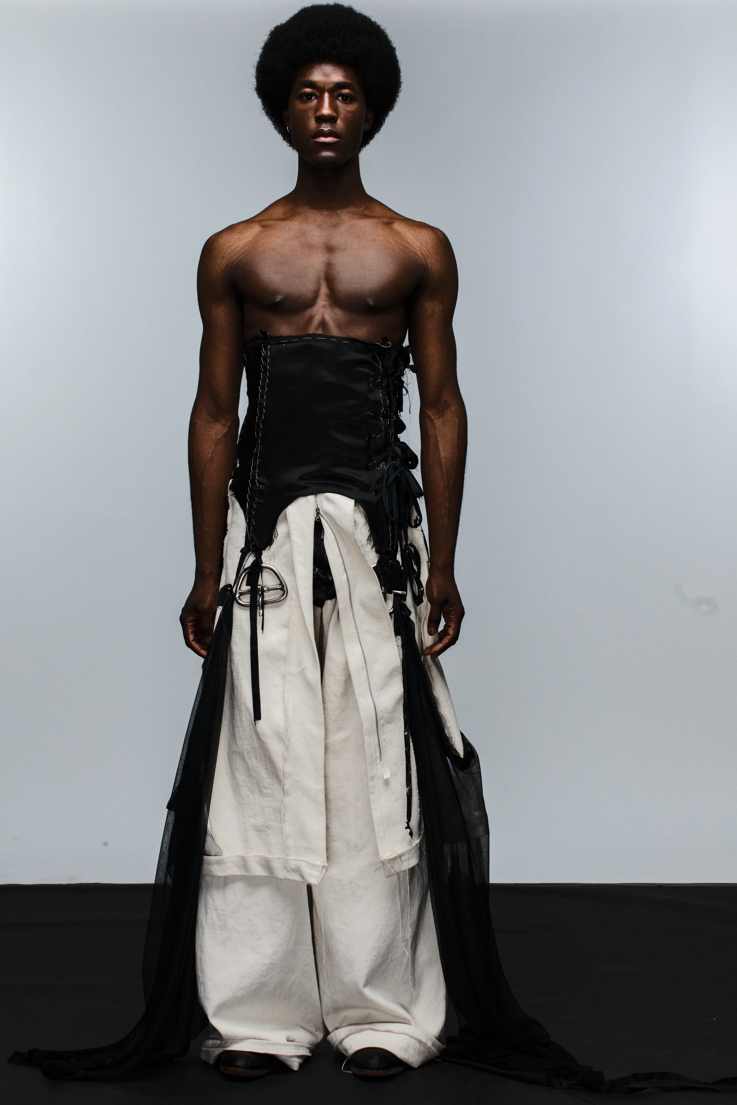 conor o'driscoll corset oversized jeans