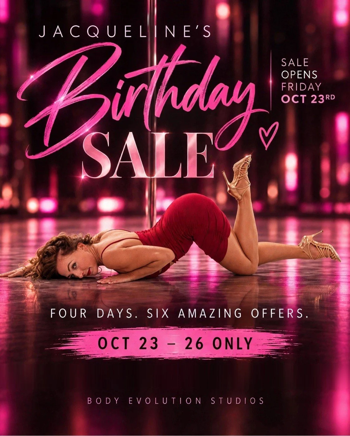 Jacqueline’s Birthday Sale