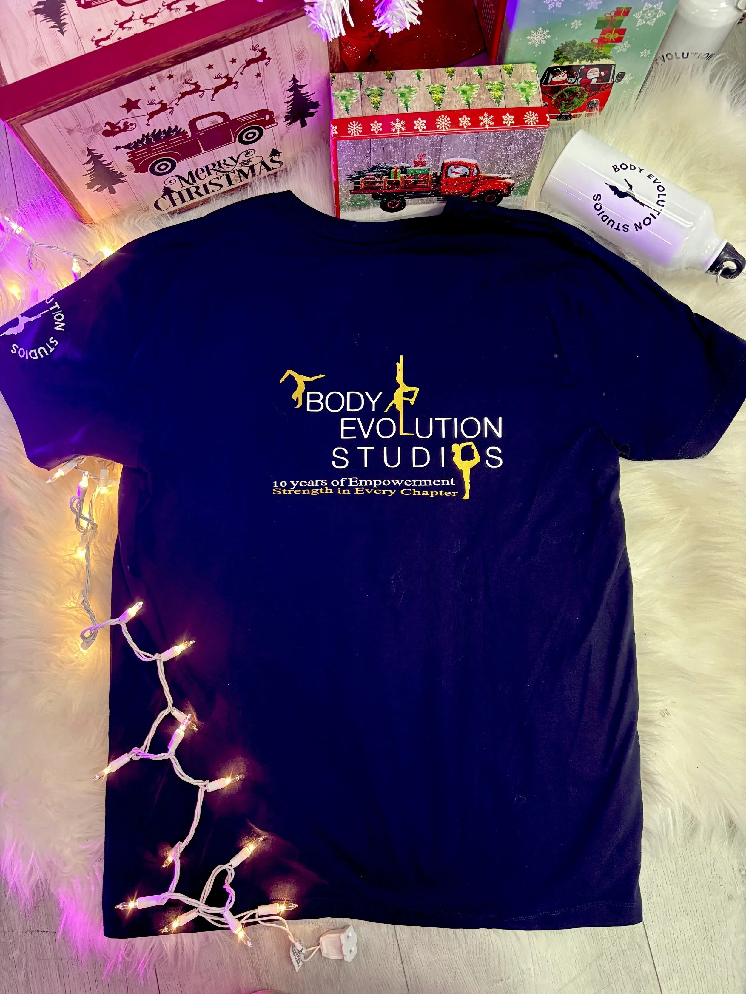 BES 10-Year Anniversary Back Logo Tee – Black (Medium)