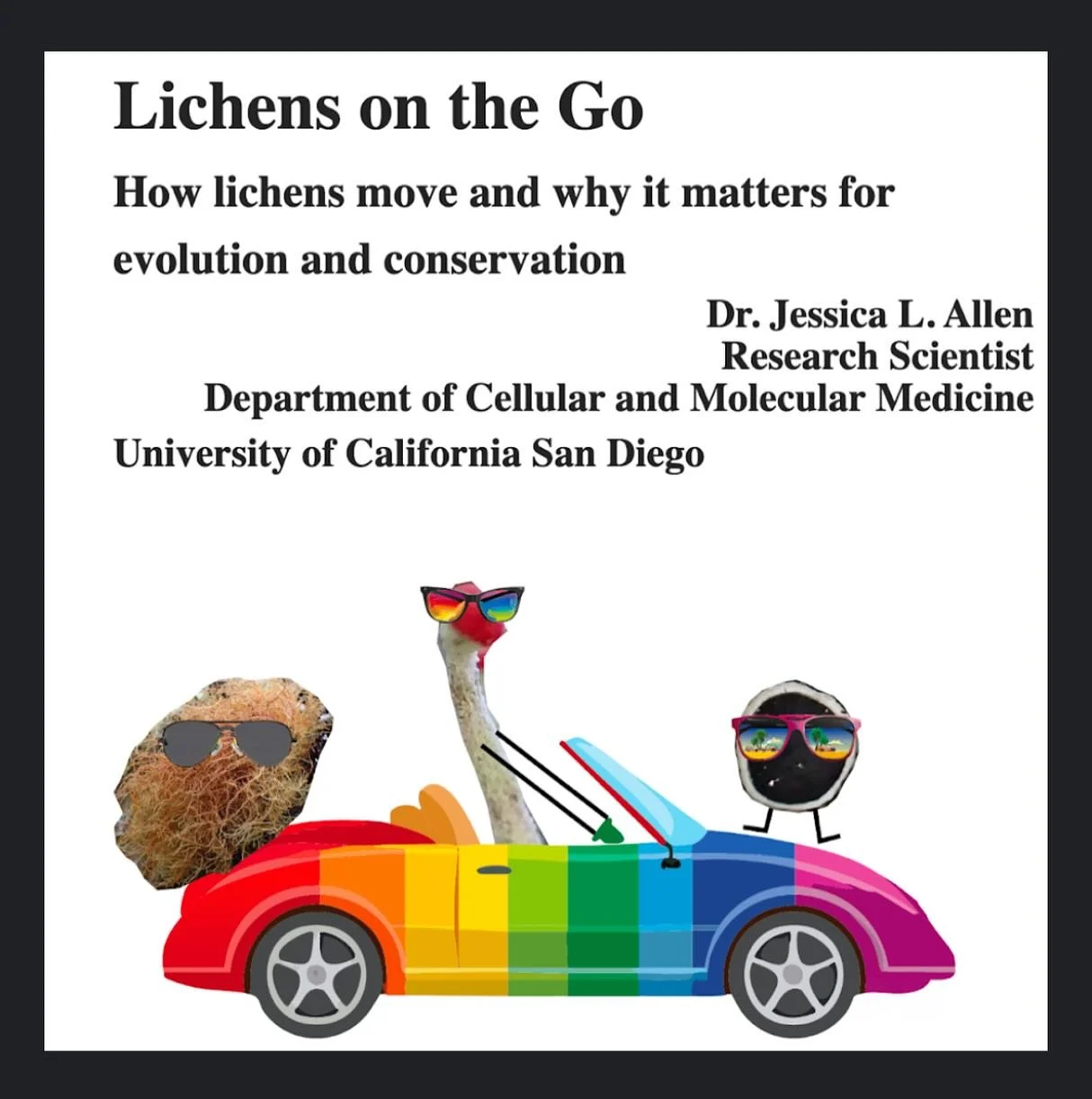 The California Lichen Society&rsquo;s annual meeting is underway! We are going to try to live stream Dr. Jessi Allen&rsquo;s keynote address at 8pm tonight&mdash;tune in to hear about rare lichen population genomics and conservation!

#CALS #californ
