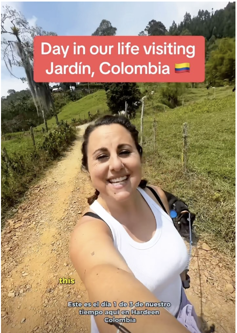 first day in Jardín Colombia