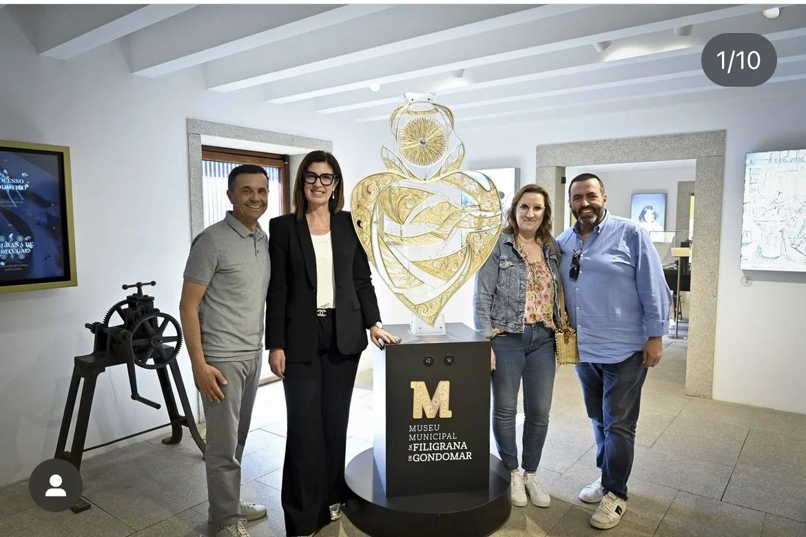 Jorge Gabriel em visita por Gondomar