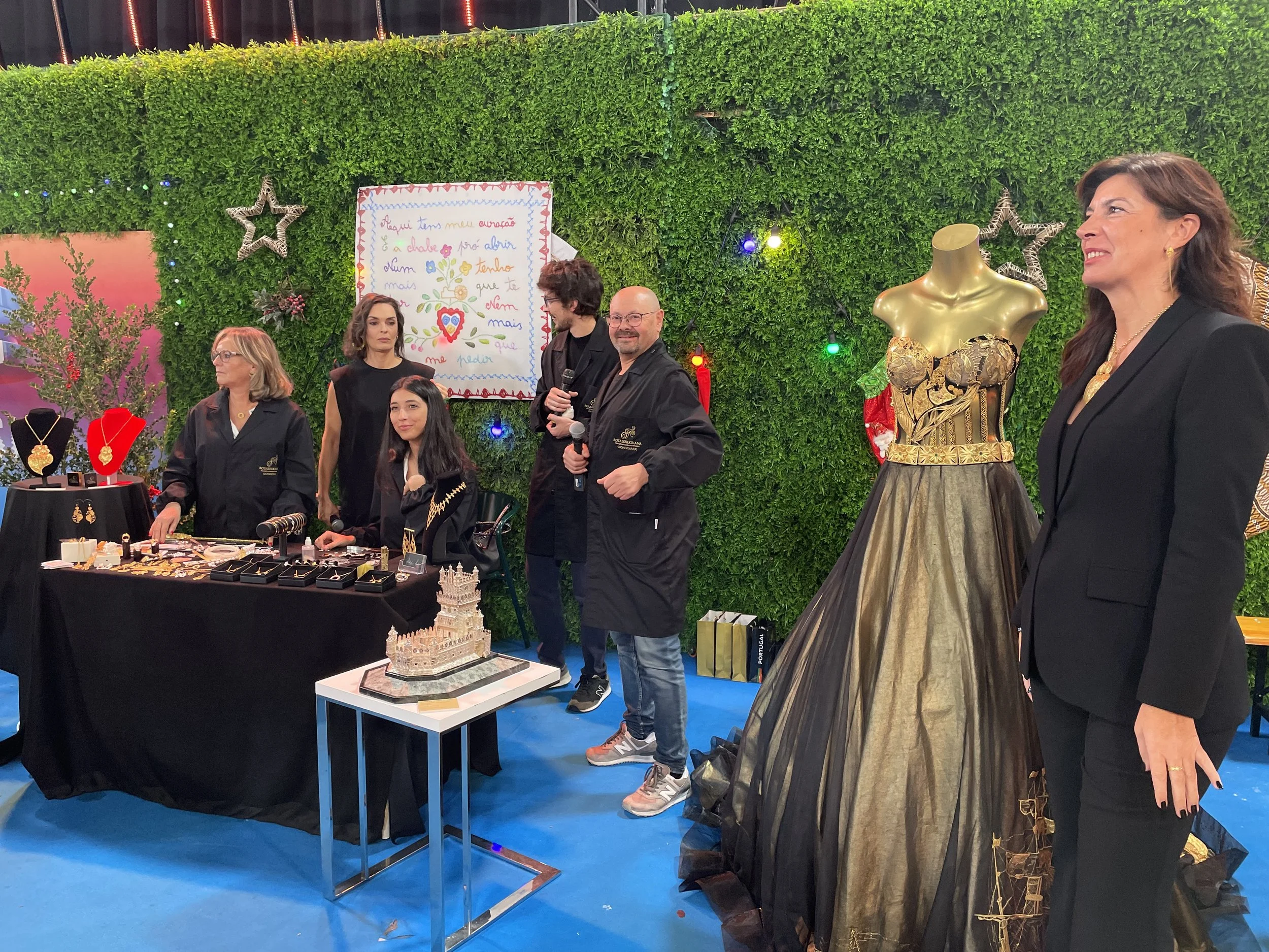 Filigrana de Portugal no Domingão