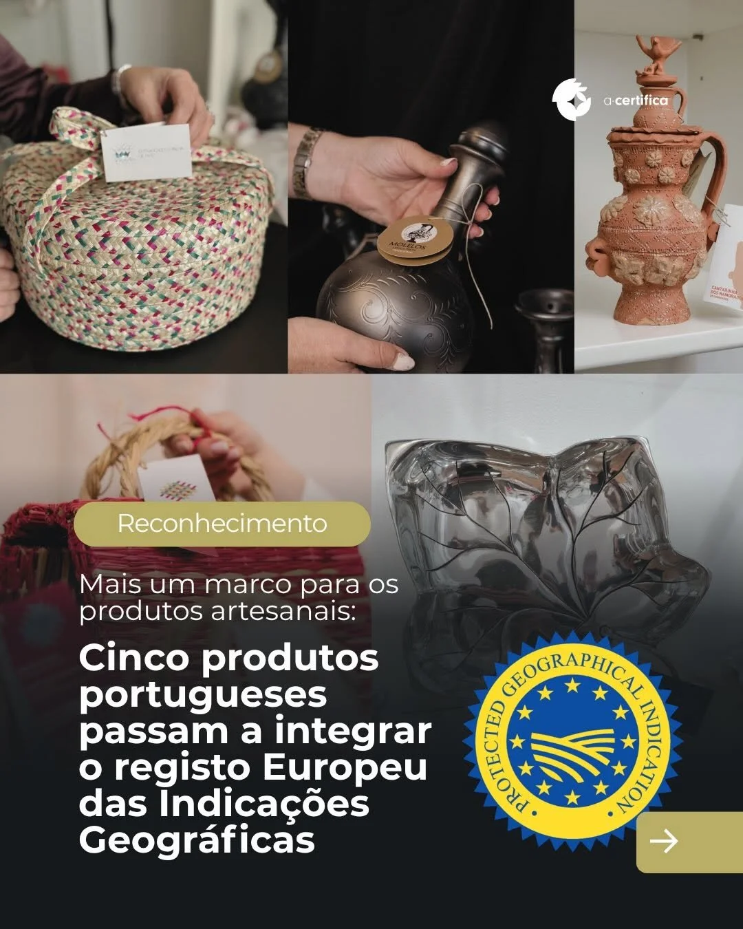 Mais cinco produtos com IGP Artesanal 