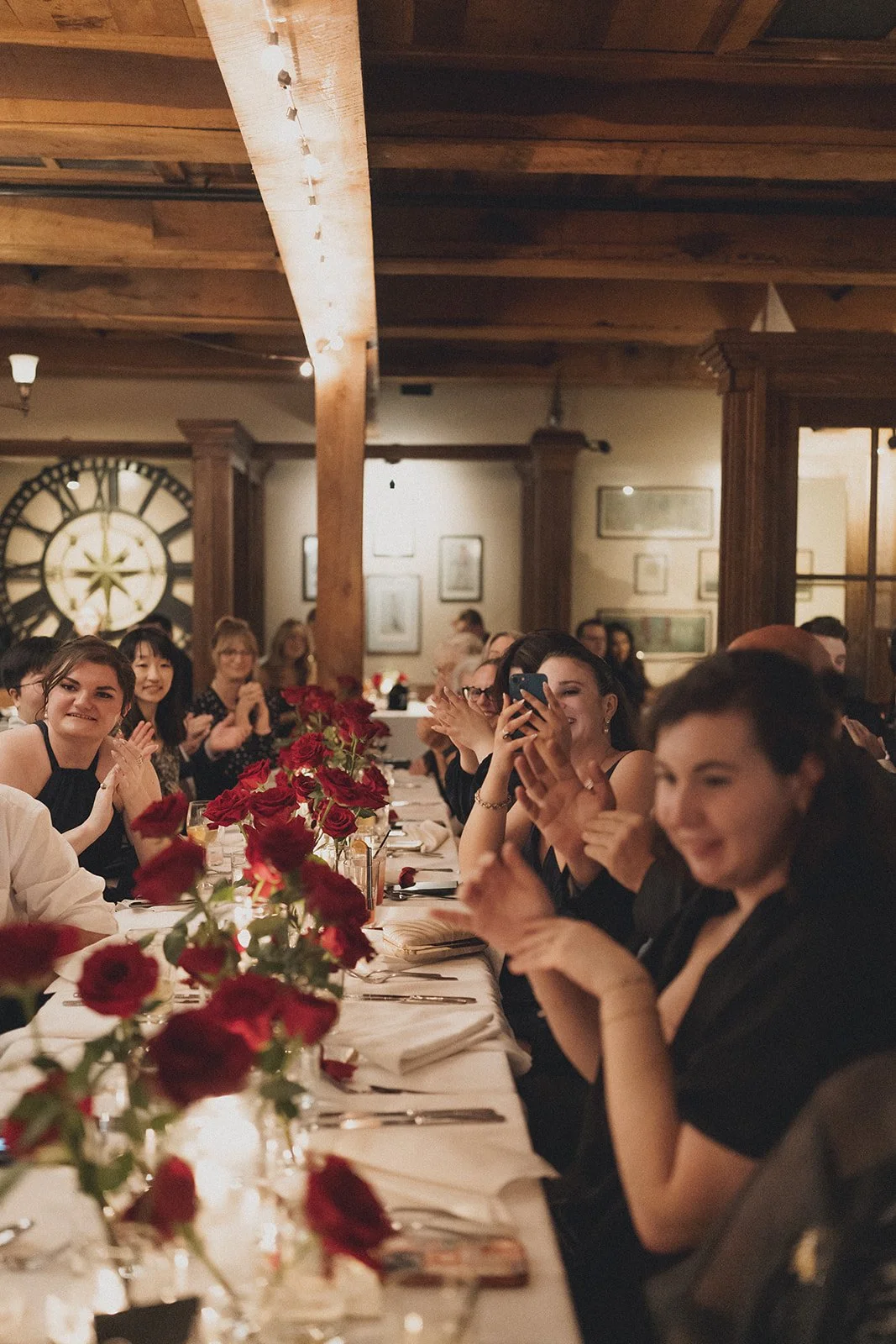 RED ROSE RESTAURANT WEDDING RECEPTION TABLE DESIGN DECOR