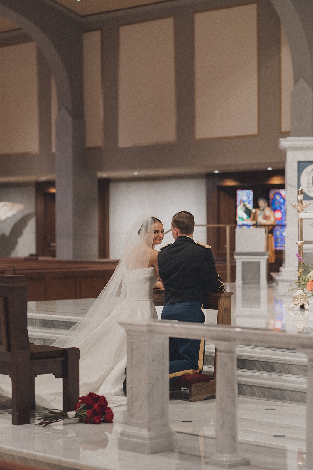 BRIDE GROOM CATHOLIC CHURCH WEDDING
