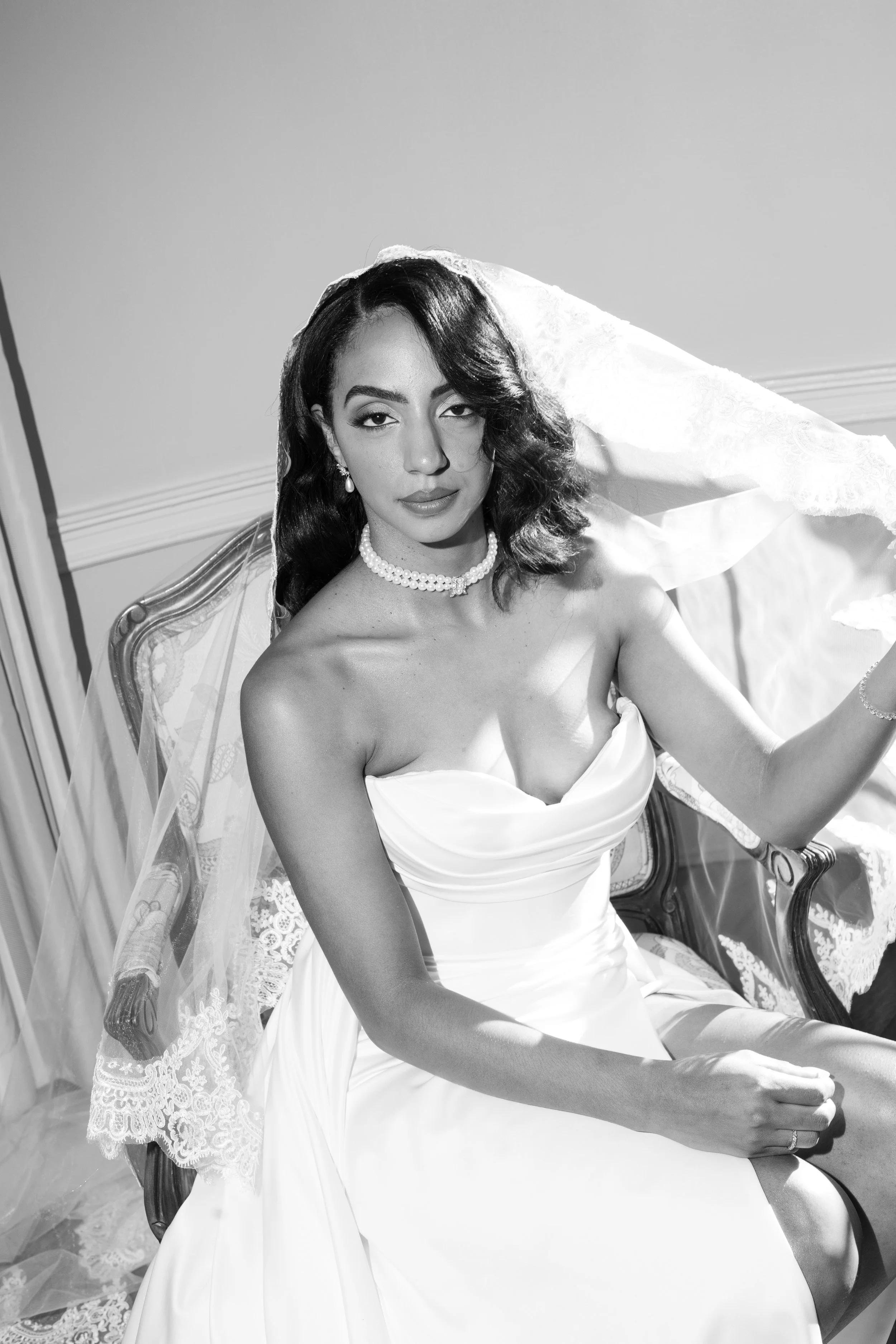 bride veil gown wedding belmont manor historic park elkridge maryland