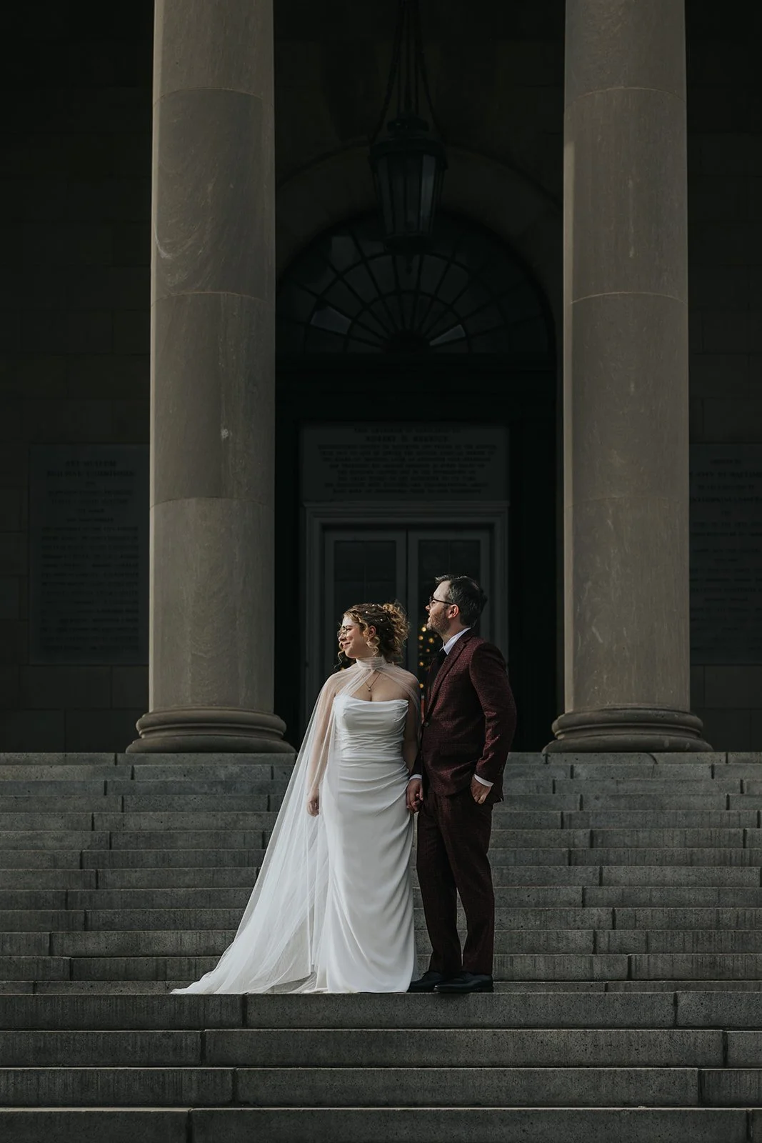 BRIDE GROOM WEDDING PORTRAIT BALTIMORE MARYLAND MUSEUM ART