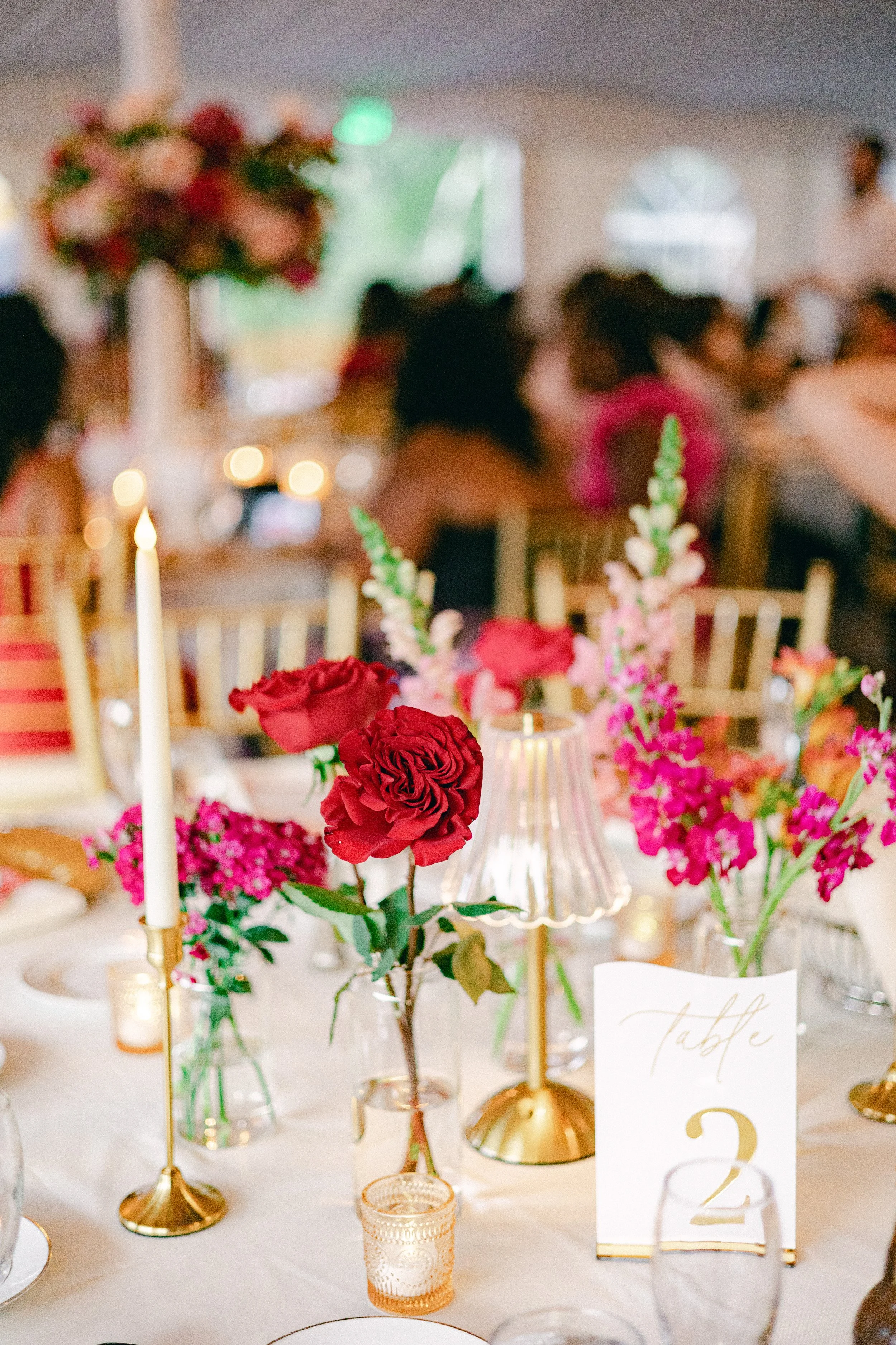 wedding reception table decor floral flower arrangement wedding belmont manor historic park elkridge maryland
