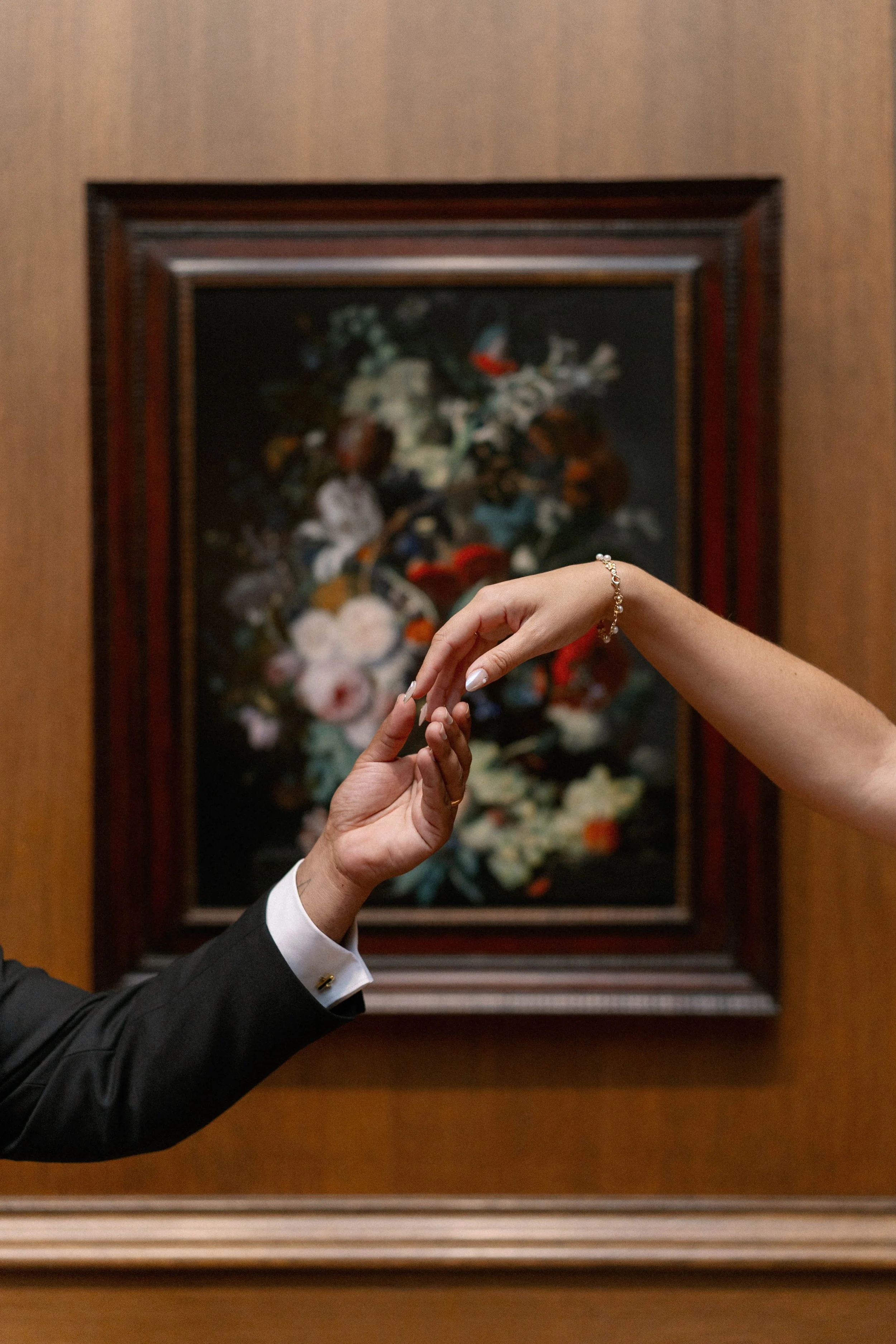 WEDDING COUPLE HANDS ROMANTIC PORTRAIT GALLERY MUSEUM SMITHSONIAN
