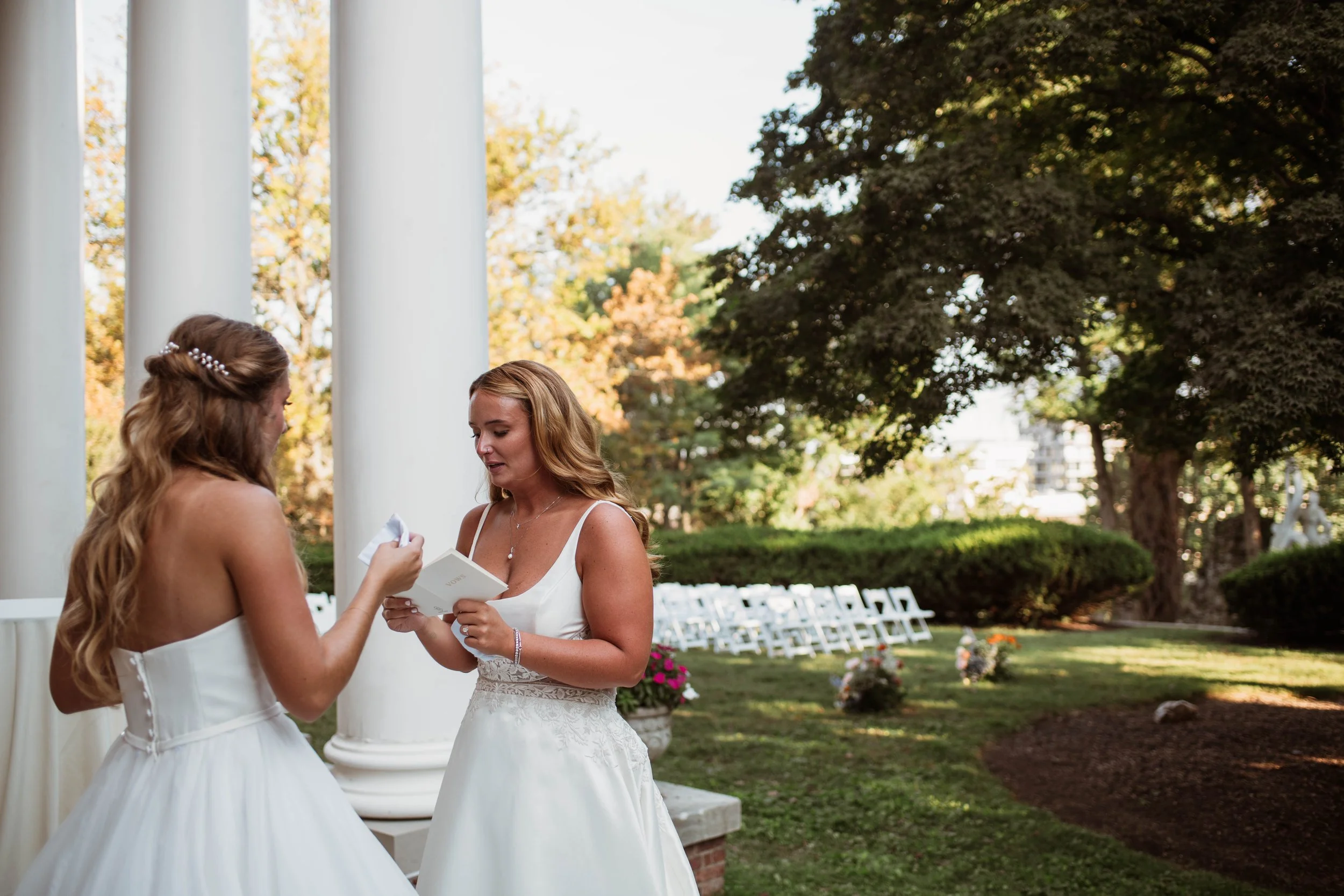 bride wedding vows mansion at strathmore bethesda maryland