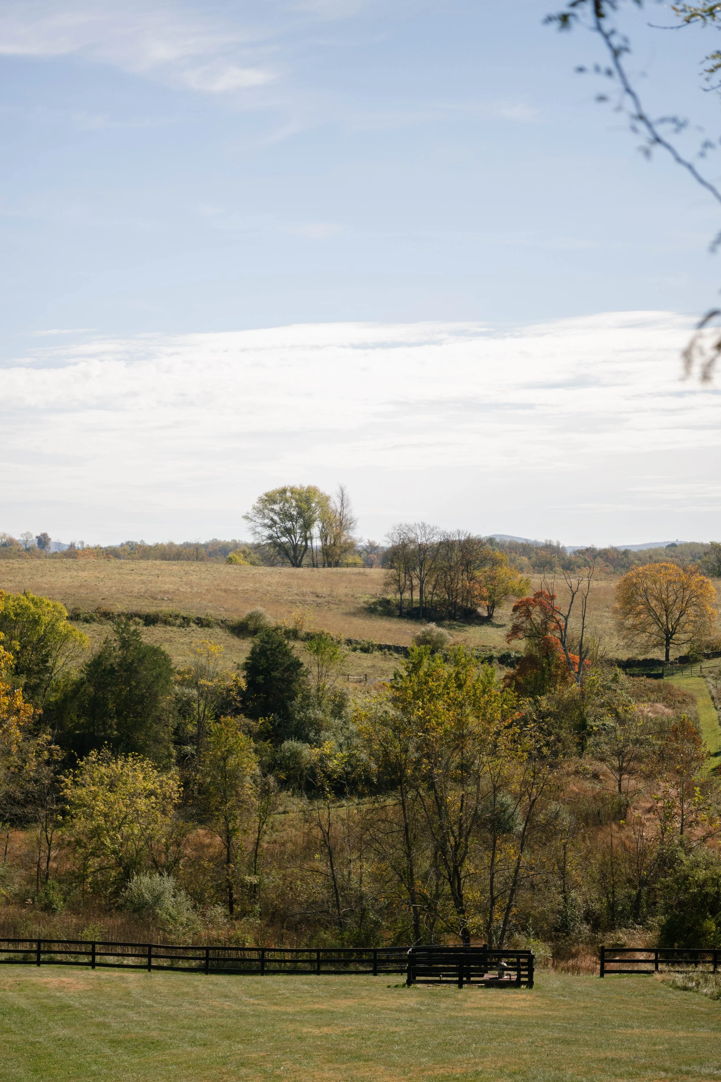 WEDDING VENUE FALL FOLIAGE FARM LAND ROLLING HILLS