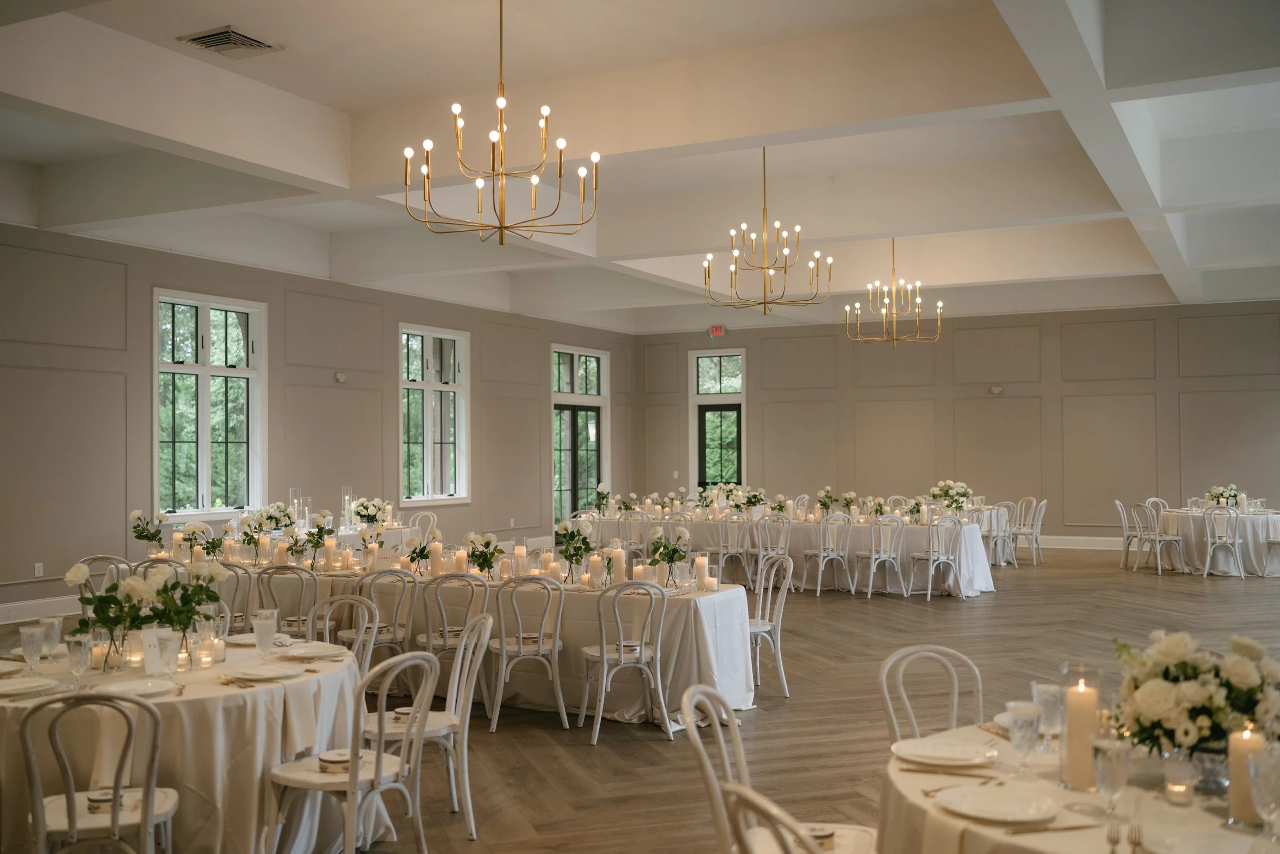 WEDDING RECEPTION DECOR FLORAL CENTERPIECE FLOWER DESIGN BALLROOM BRADFORD NORTH CAROLINA