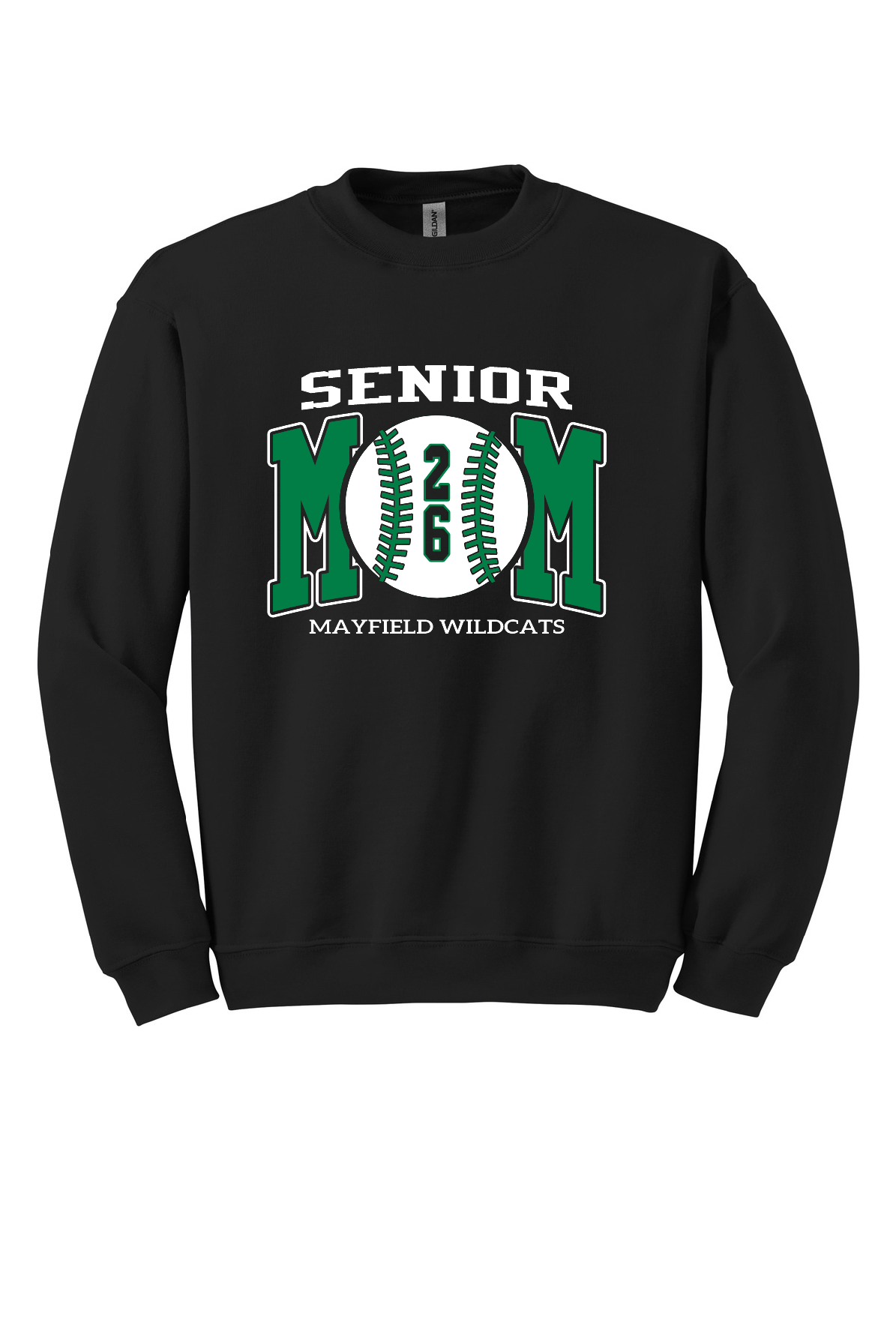 Senior Mom Crew Neck Unisex Sweatshirt