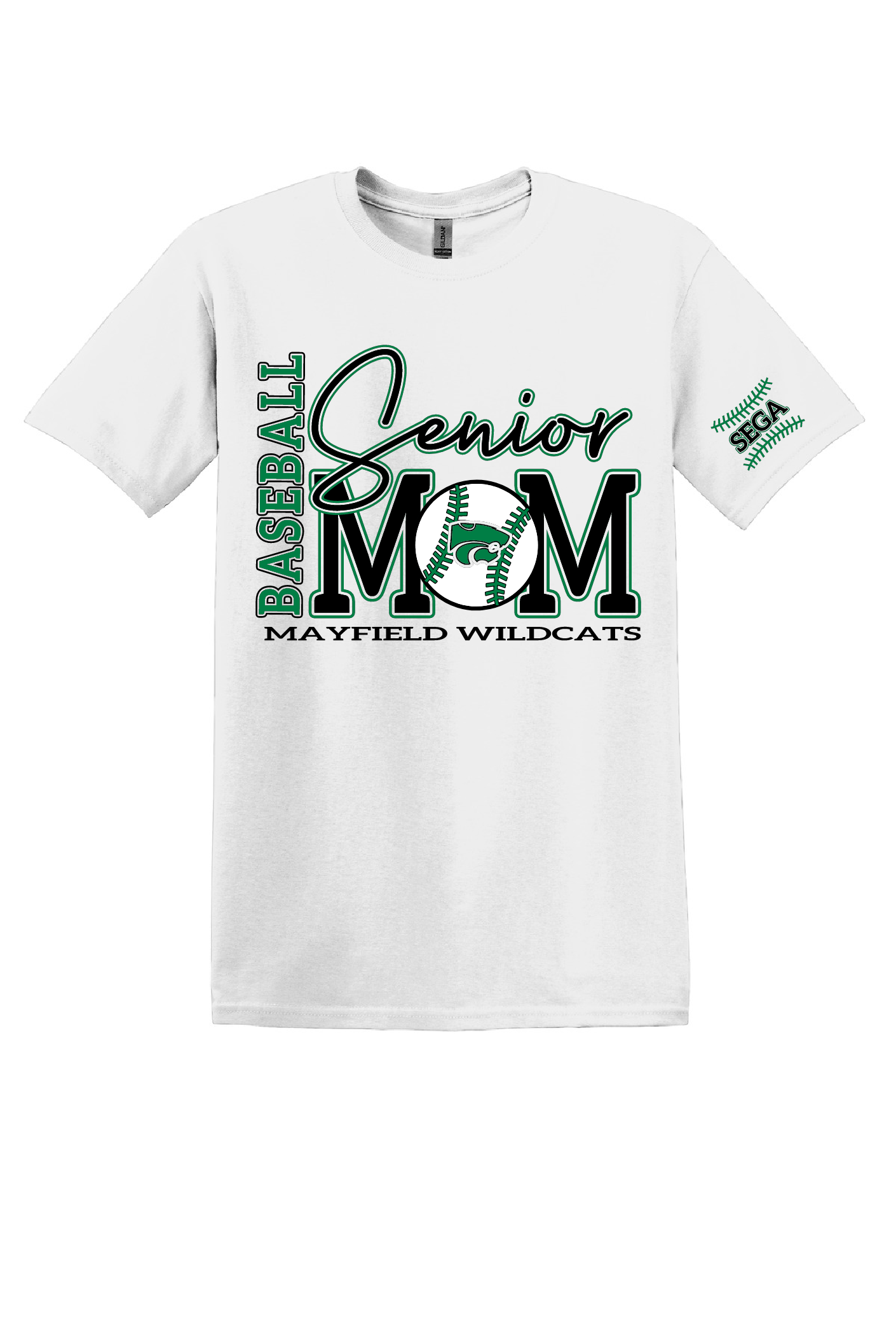 Senior Baseball Mom Tee