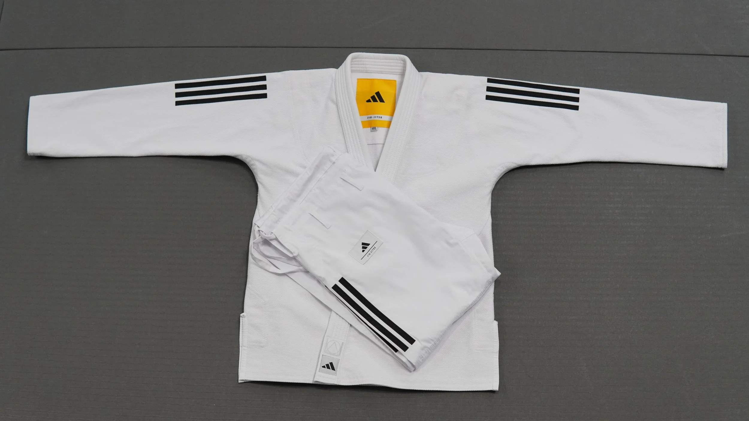 Meraki X Adidas Stripes Kimono - White