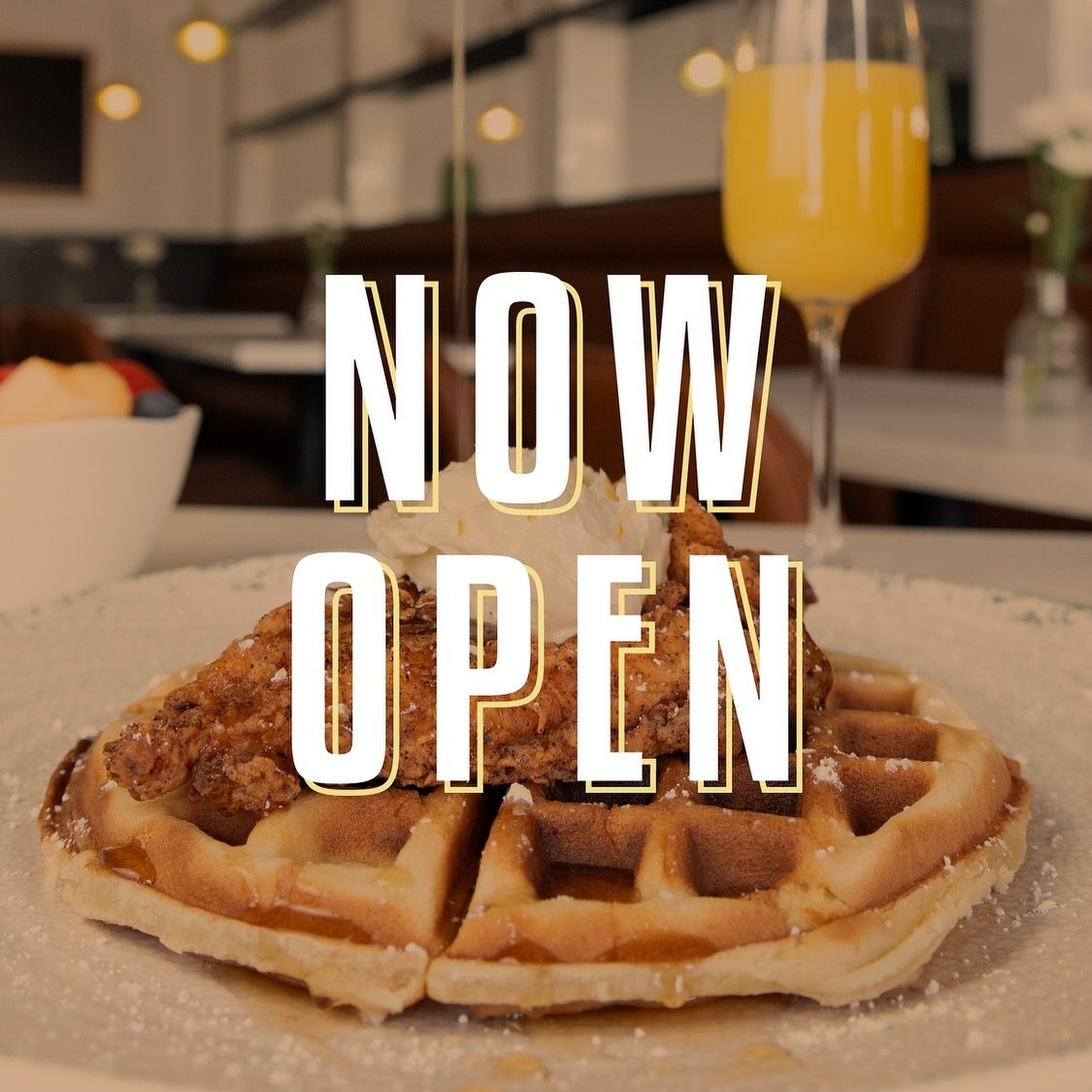 Surprise, our doors are NOW OPEN! 🎉 

Join us for breakfast, brunch, lunch and cocktails daily from 7am - 2:30pm. 

Come by, tell us what you think and stay tuned for official grand opening celebration details coming soon. We can&rsquo;t wait to see