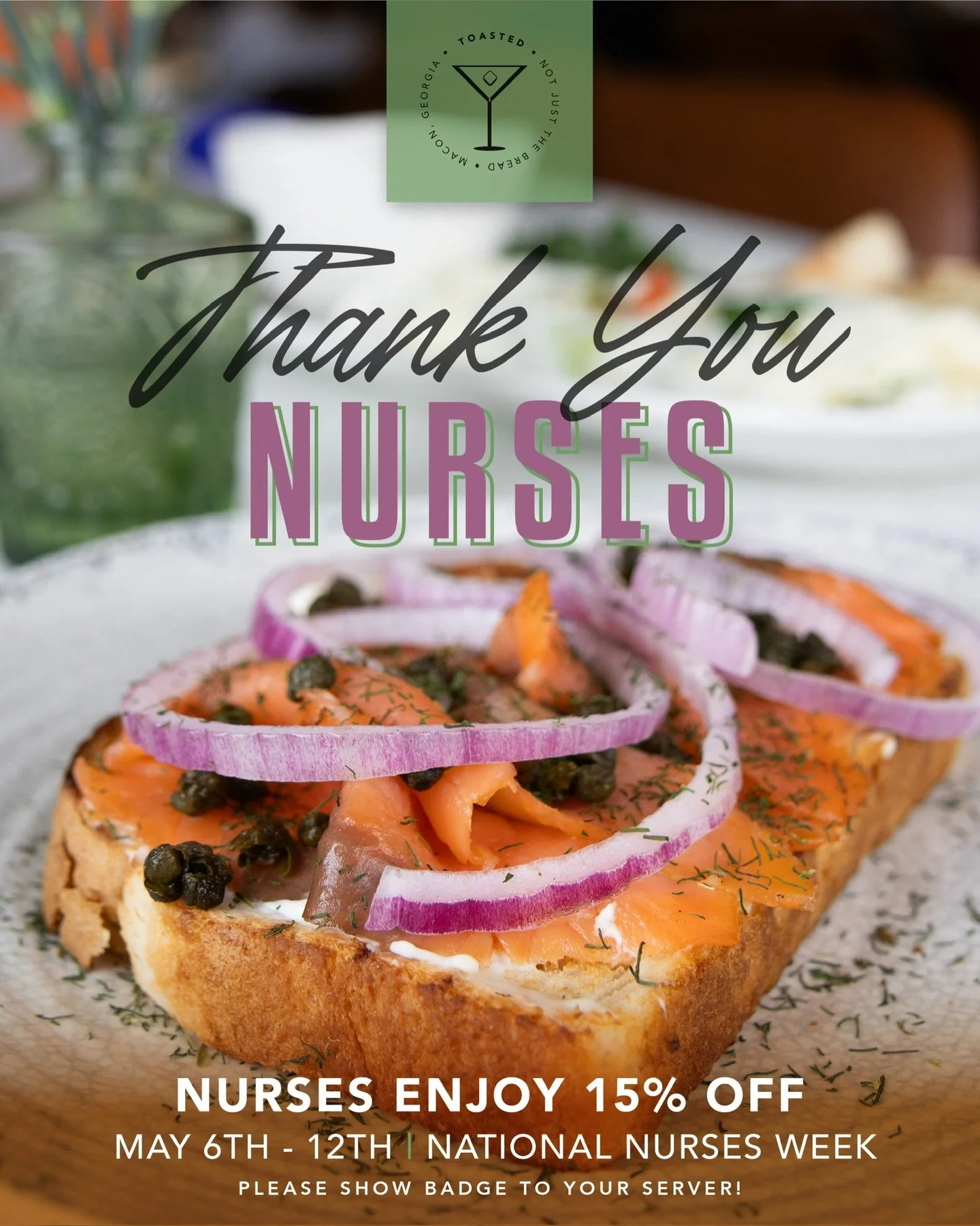 We 💜 our nurses, and we&rsquo;re celebrating you all week long! 

From May 6-12th, all nurses receive 15% off in honor of National Nurses Week. Thank you for everything you do!