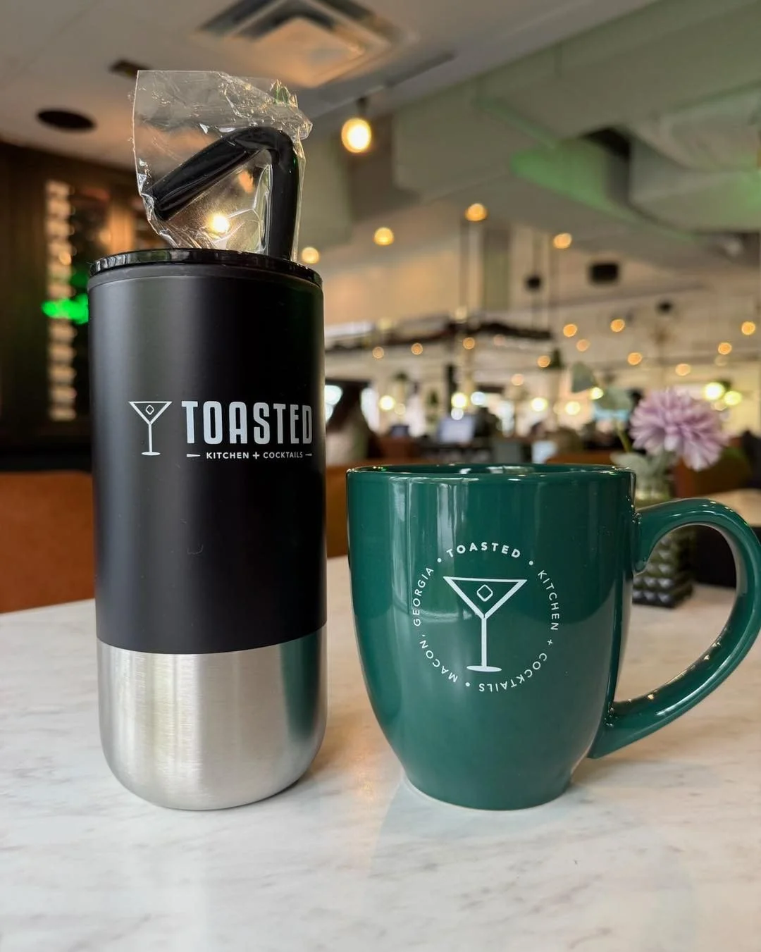 Bring Toasted home with you! We've got new merch available for purchase in-store or on our website. Yes, including our cute little salt &amp; pepper shakers!