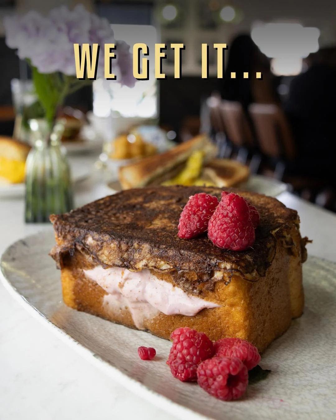Make breakfast the best part of your workday! We'll get you in, fed, and on your way to the office in no time.