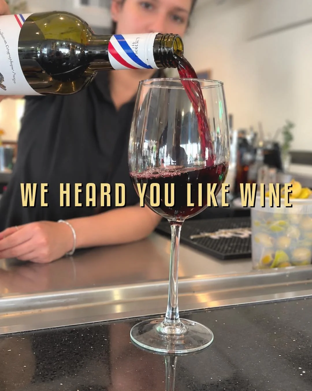 Wine with us every Wednesday 🍷 

1/2 priced glasses of wine and $4 mimosas ALL DAY every Wednesday! 

📍5437 Bowman Road, Macon, GA