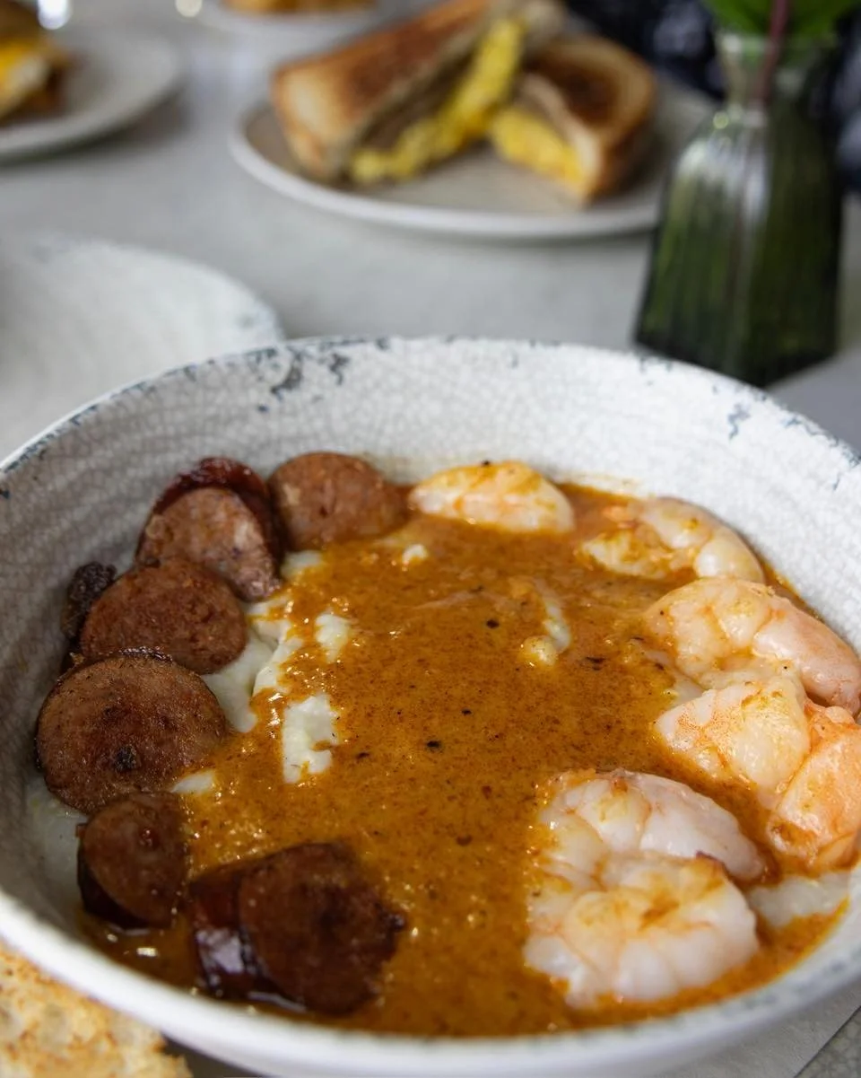 Sunday brunch is served. 🍤