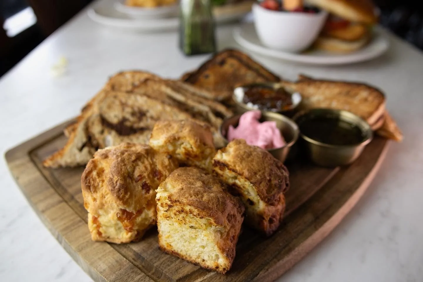 Pick up The Toasted Board on your way to the office and make everyone's morning! Order ahead through our website for easy pickup.