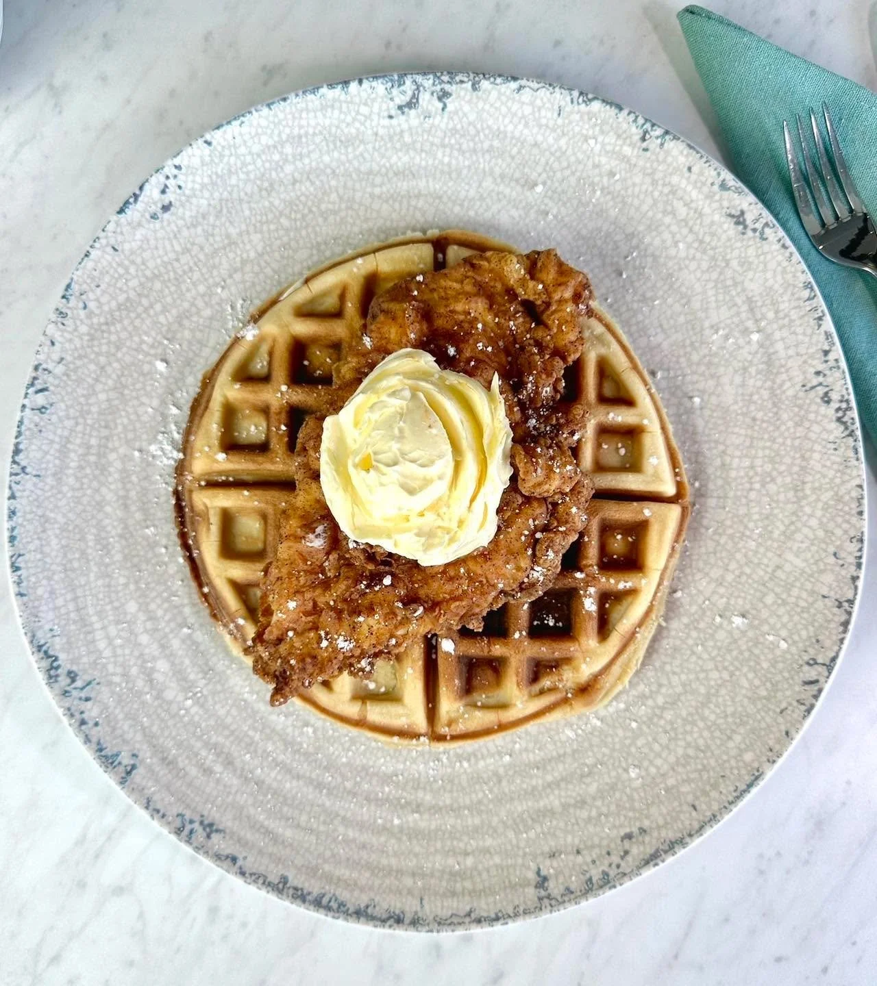 Syrup's favorite holiday. 🧇 #nationalchickenandwafflesday