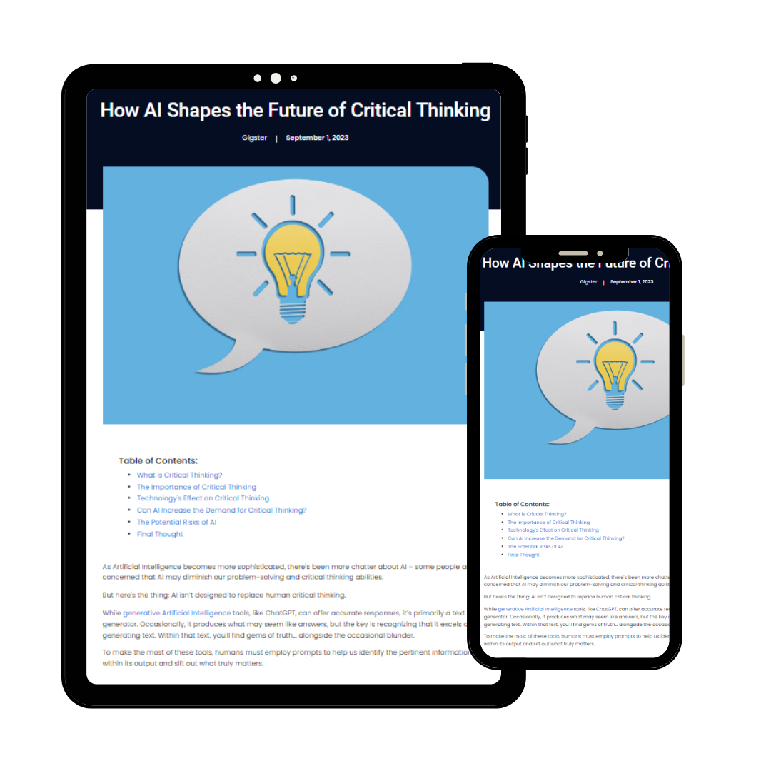 How AI Shapes the Future of Critical Thinking