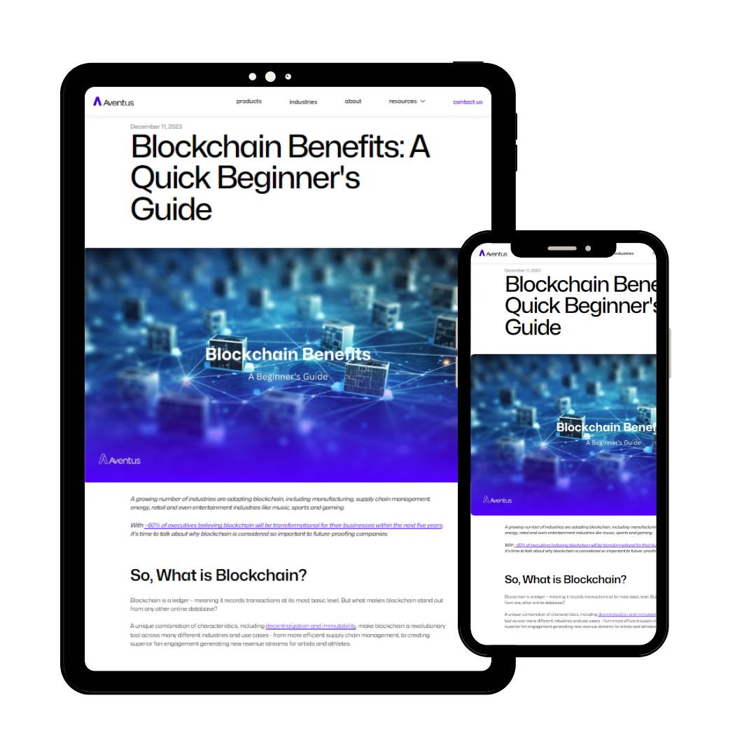 Aventus Blockchain A Quick Beginners guide