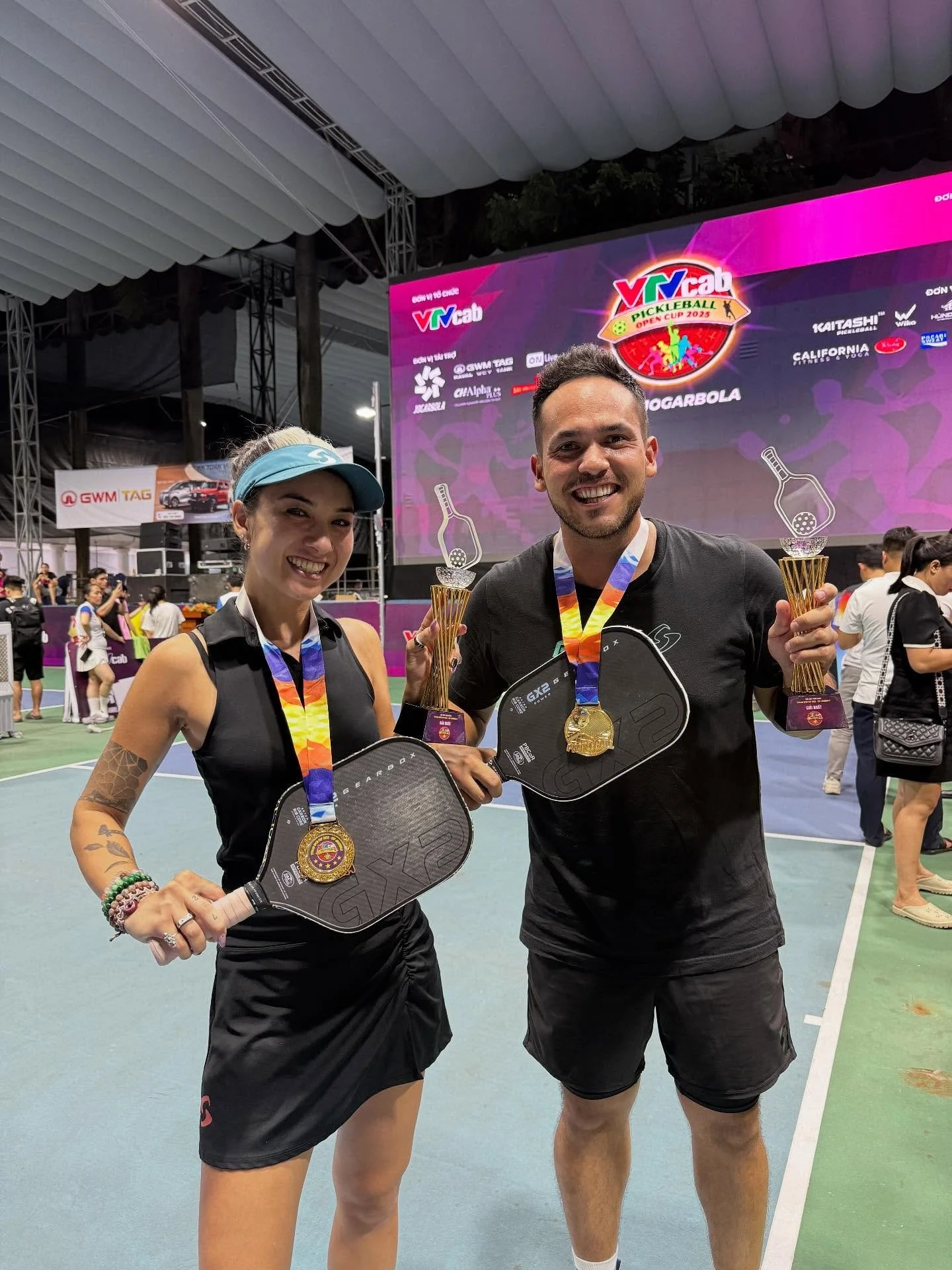 Cheeky gold medal finish in Hanoi, Vietnam 🥇🇻🇳 The level of pickleball here keeps getting better with every visit, and it&rsquo;s so exciting to see the growth!

Now it&rsquo;s WPC Bali time 🌴🇮🇩 
Sanur, we&rsquo;re ready for you! 

Come say hi 