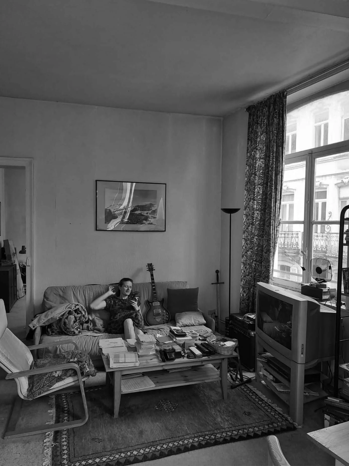 Vue de l'ancien séjour.