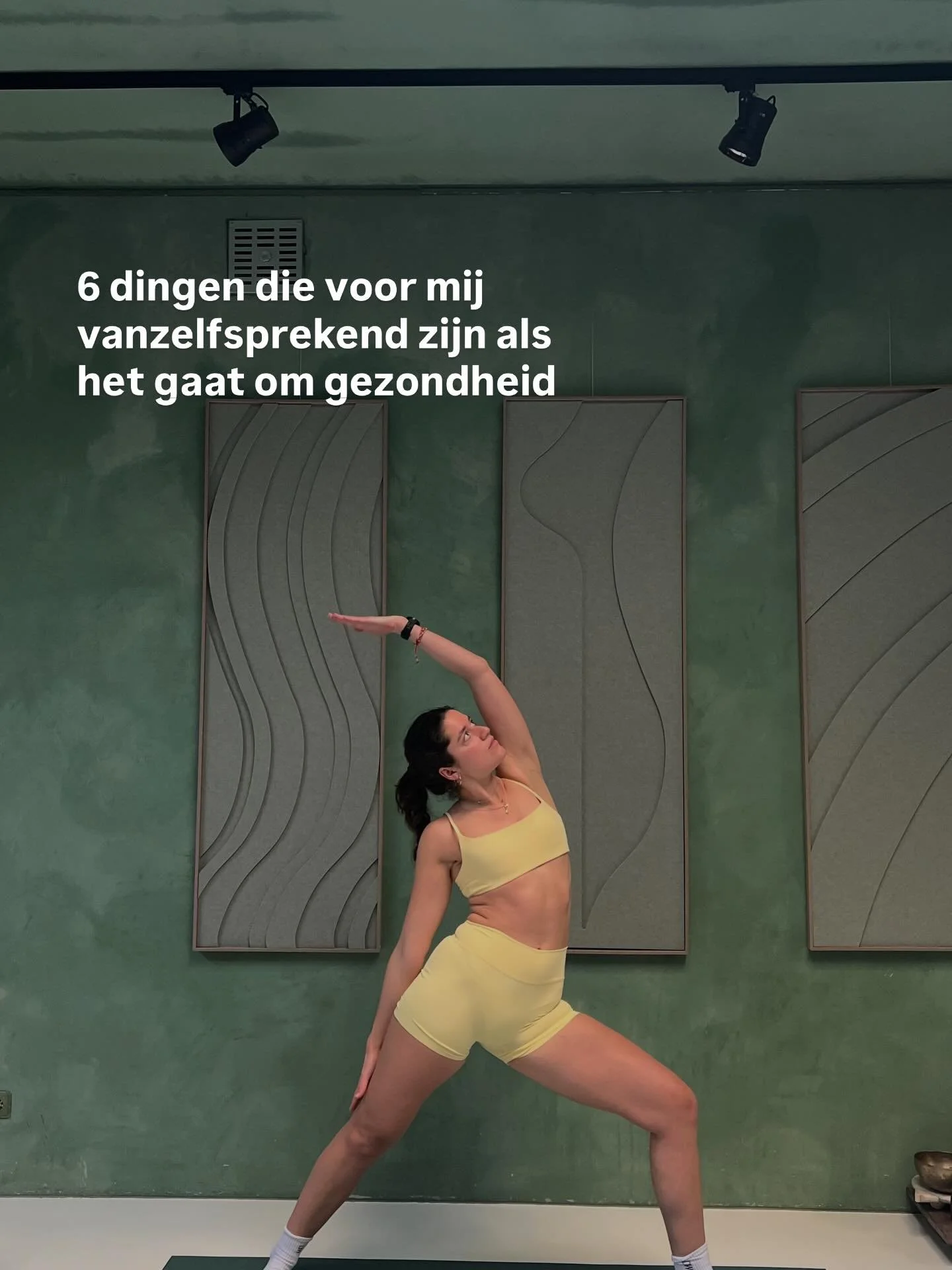 6 dingen die voor mij als normaal voelen 

1. Geen schermen in mijn eerste &amp; laatste uur van de dag &mdash;> geen dopamine overload, w&eacute;l rust in mijn hoofd
2. Homecooked meals om mijn lichaam van binnenuit te voeden
3. Elke dag meditere