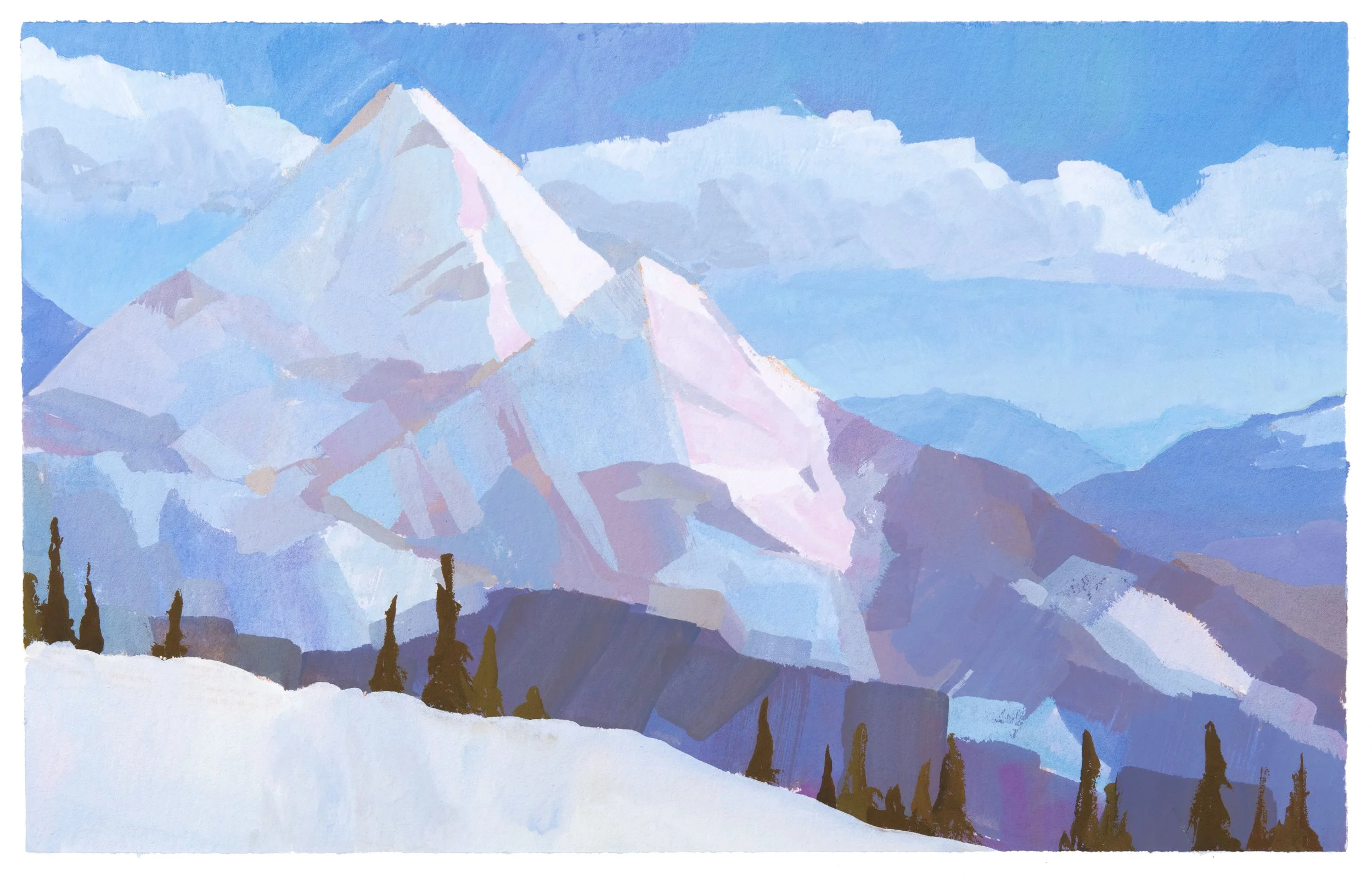  Gouache Painting 