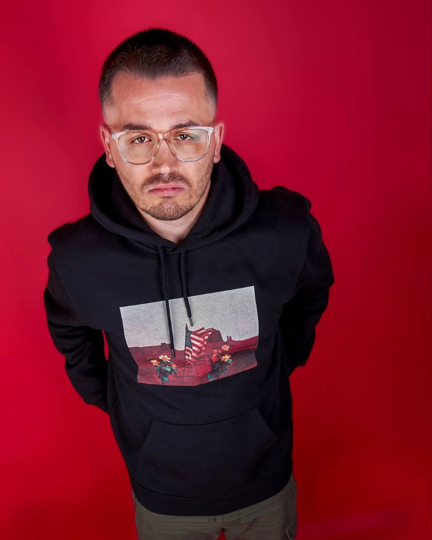 Throwback to this artist session with Stxylo, red background, sharp focus.

If you&rsquo;re an artist looking to elevate your brand, DM me or click the link in my bio for bookings. 

#DJPortrait #CreativePhotography #VisualStorytelling
