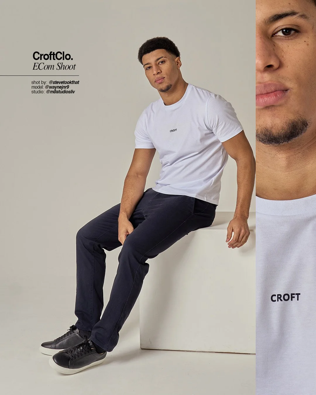 Great eCom shoot with @croftclo in the studio this week.

Love working with smaller independent brands trying to make a name for themselves!  You don't have to be one of the 'big boys' to look like one of the big boys!!

Elevate your ecom game, drop 