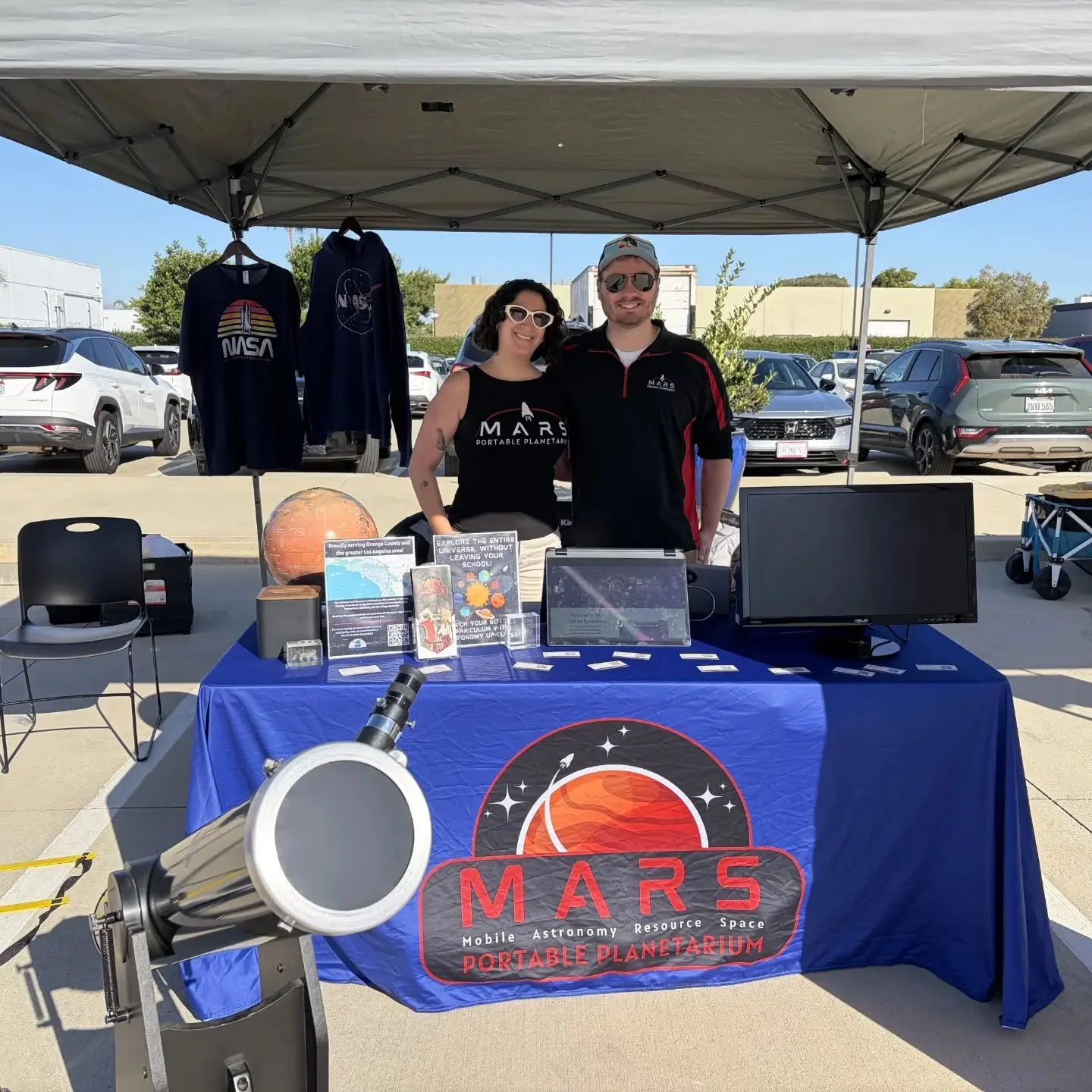 Having a blast at the 4th District PTA workshop in Costa Mesa! Awesome to meet so many dedicated parents and teachers! #education #astronomy #planetarium #PTA