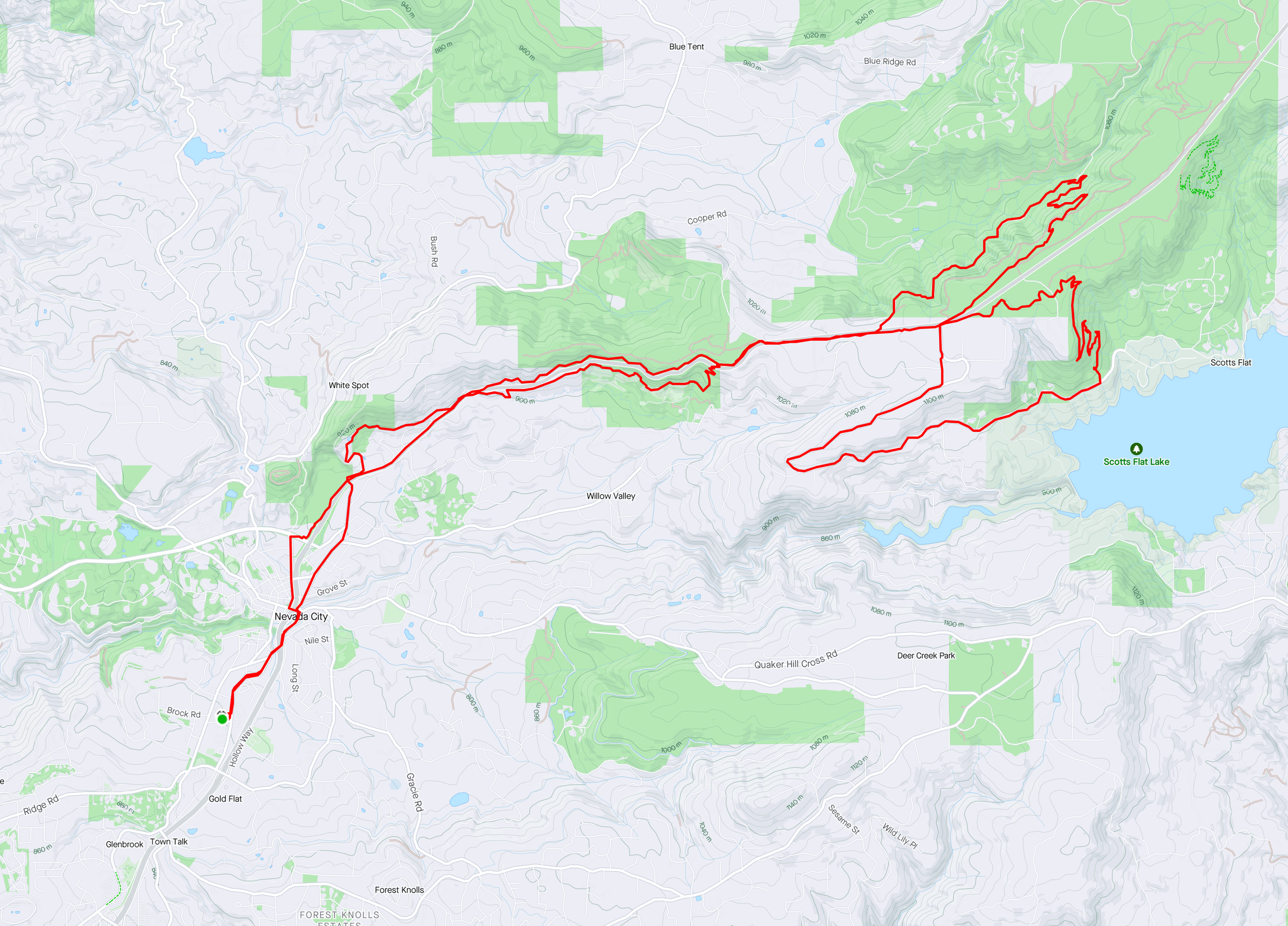 Map of a ride