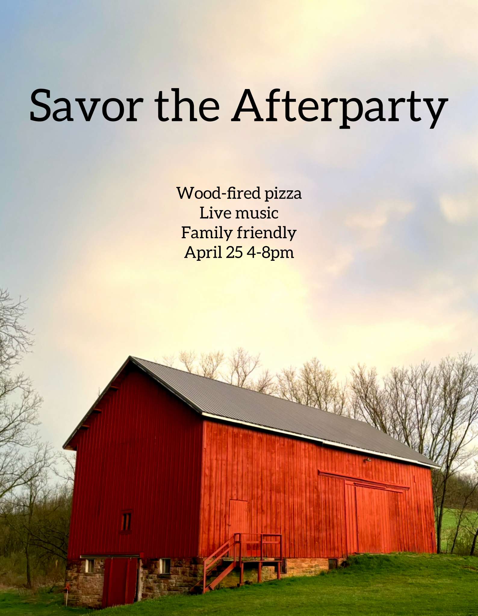 Afterparty: Savor Farm and Food Tour