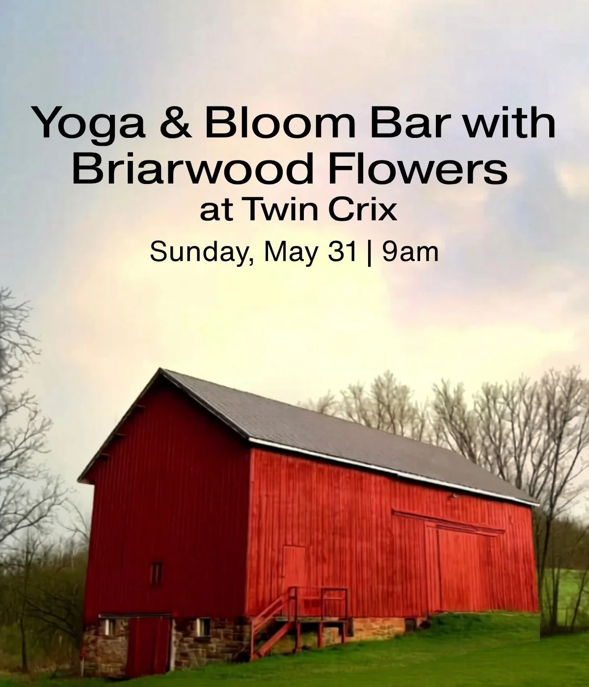 Yoga &amp; Bouquet Bar with Briarwood Flowers
