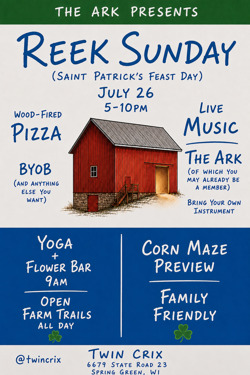 Reek Sunday - Music in the Barn