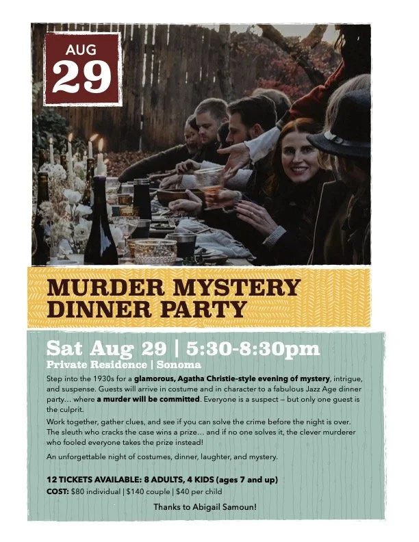 Murder Mystery Dinner Party