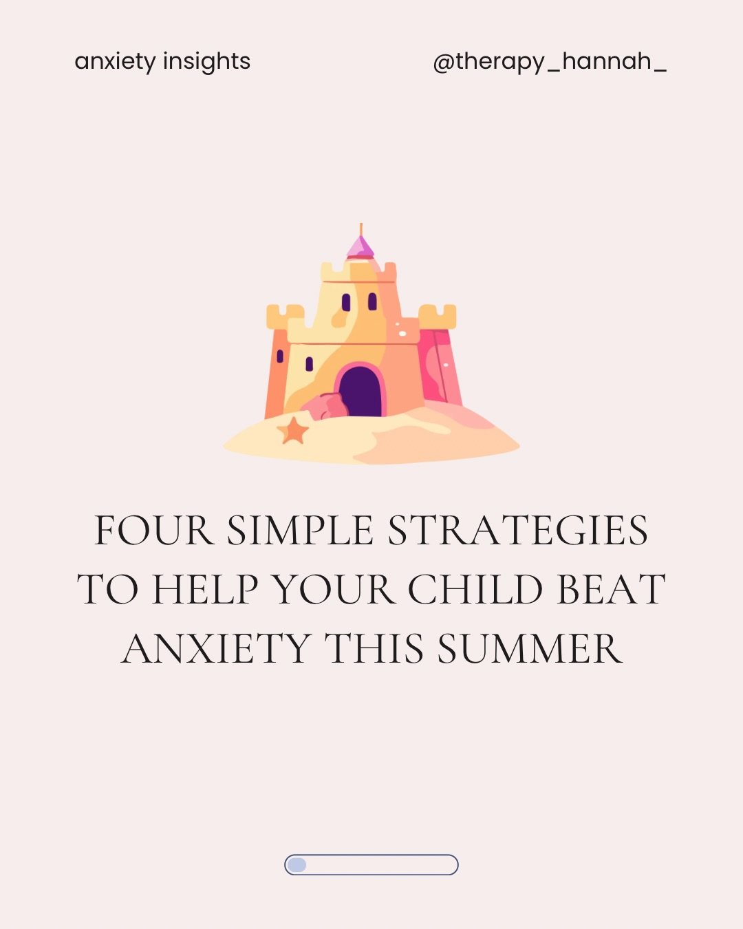 Summer doesn&rsquo;t have to be about getting rid of your child&rsquo;s anxiety.

It can be about helping them learn they can handle it. ☀️

If you&rsquo;re raising an anxious child, here are four simple strategies that can make a big difference:

✅ 