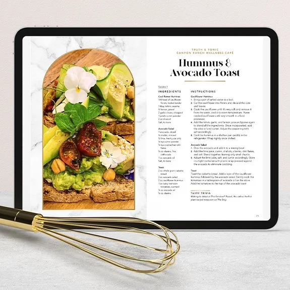 Paid social campaign creative extending the cookbook launch